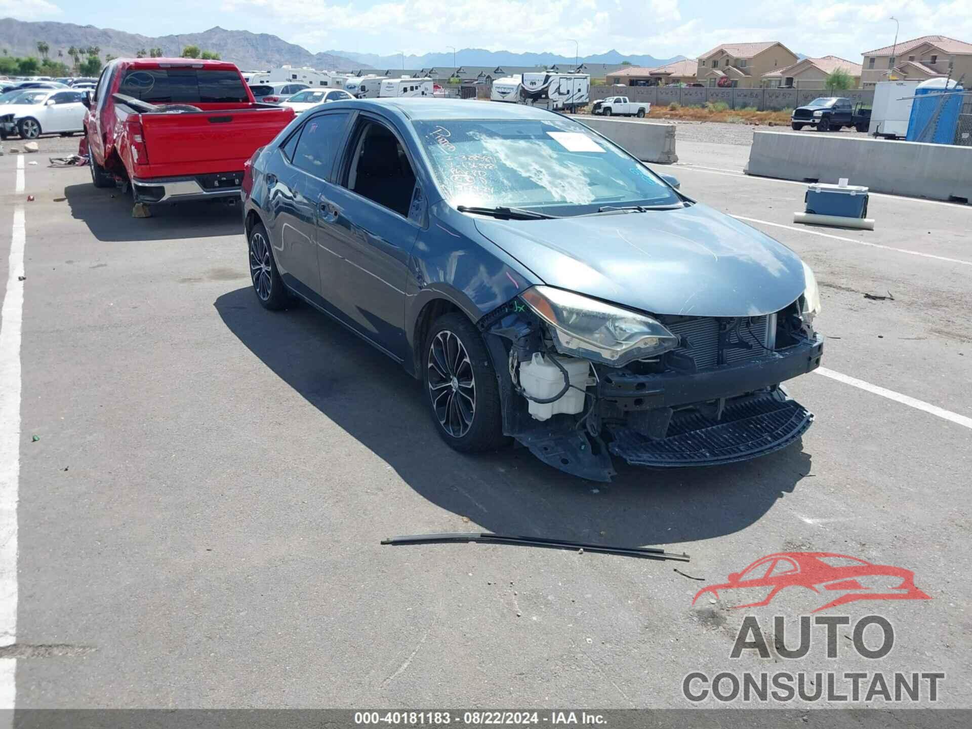 TOYOTA COROLLA 2016 - 2T1BURHE6GC636388