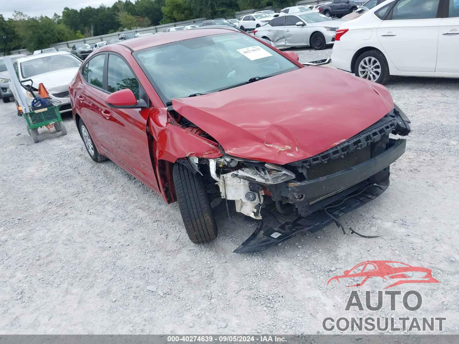 HYUNDAI ELANTRA 2017 - KMHD74LF3HU118242