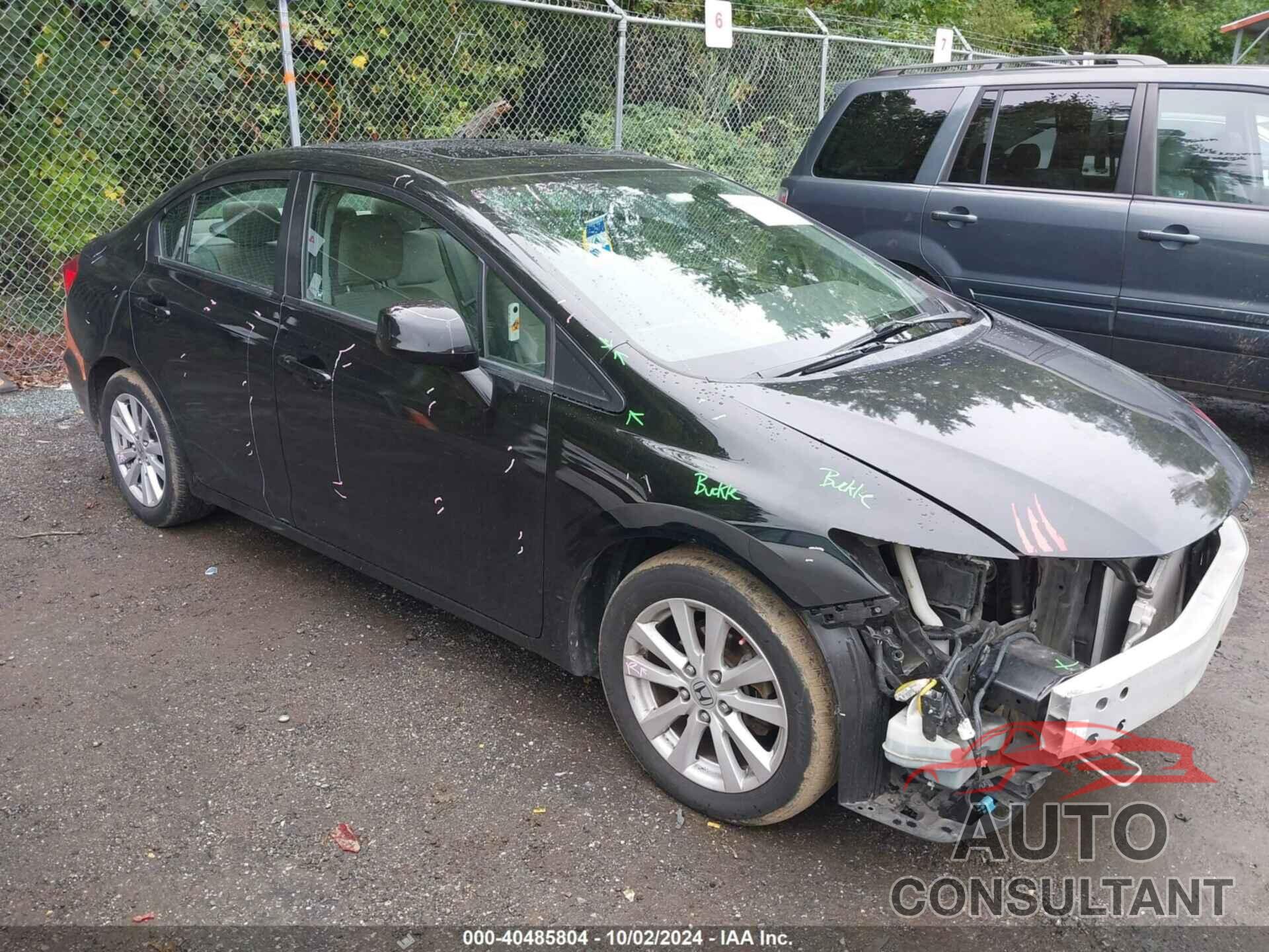 HONDA CIVIC 2012 - 2HGFB2F80CH308316