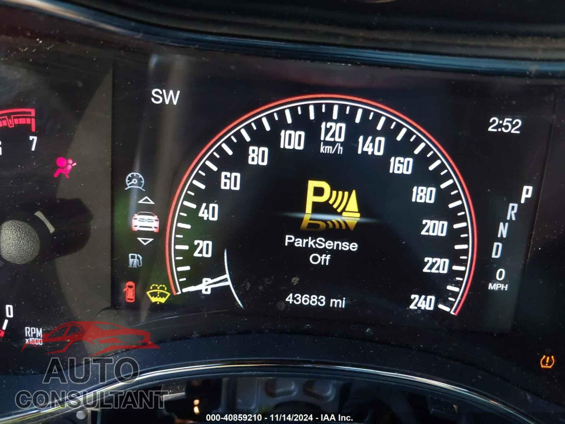 DODGE DURANGO 2020 - 1C4SDHCT6LC393474
