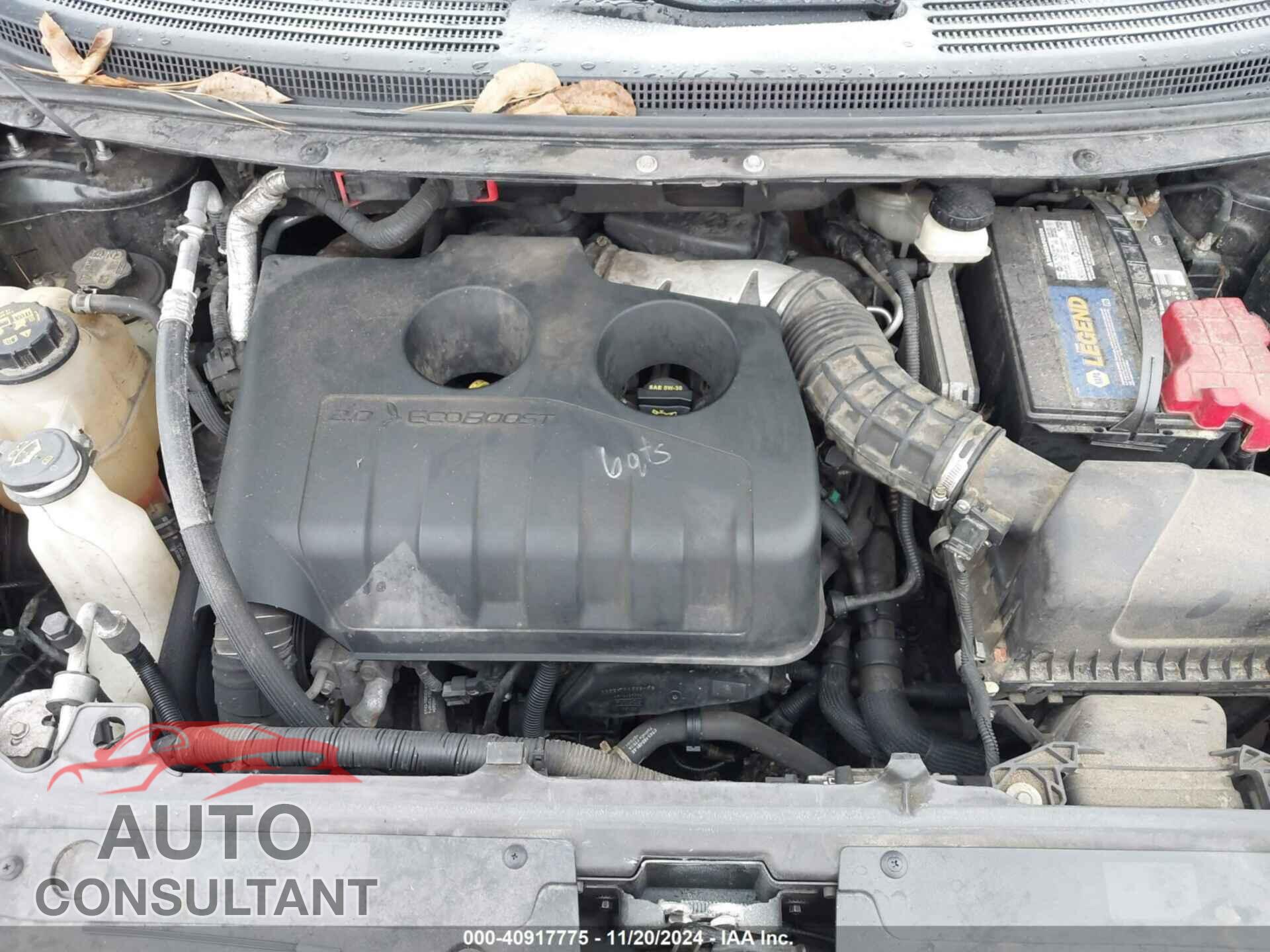 FORD EDGE 2012 - 2FMDK3G91CBA29586