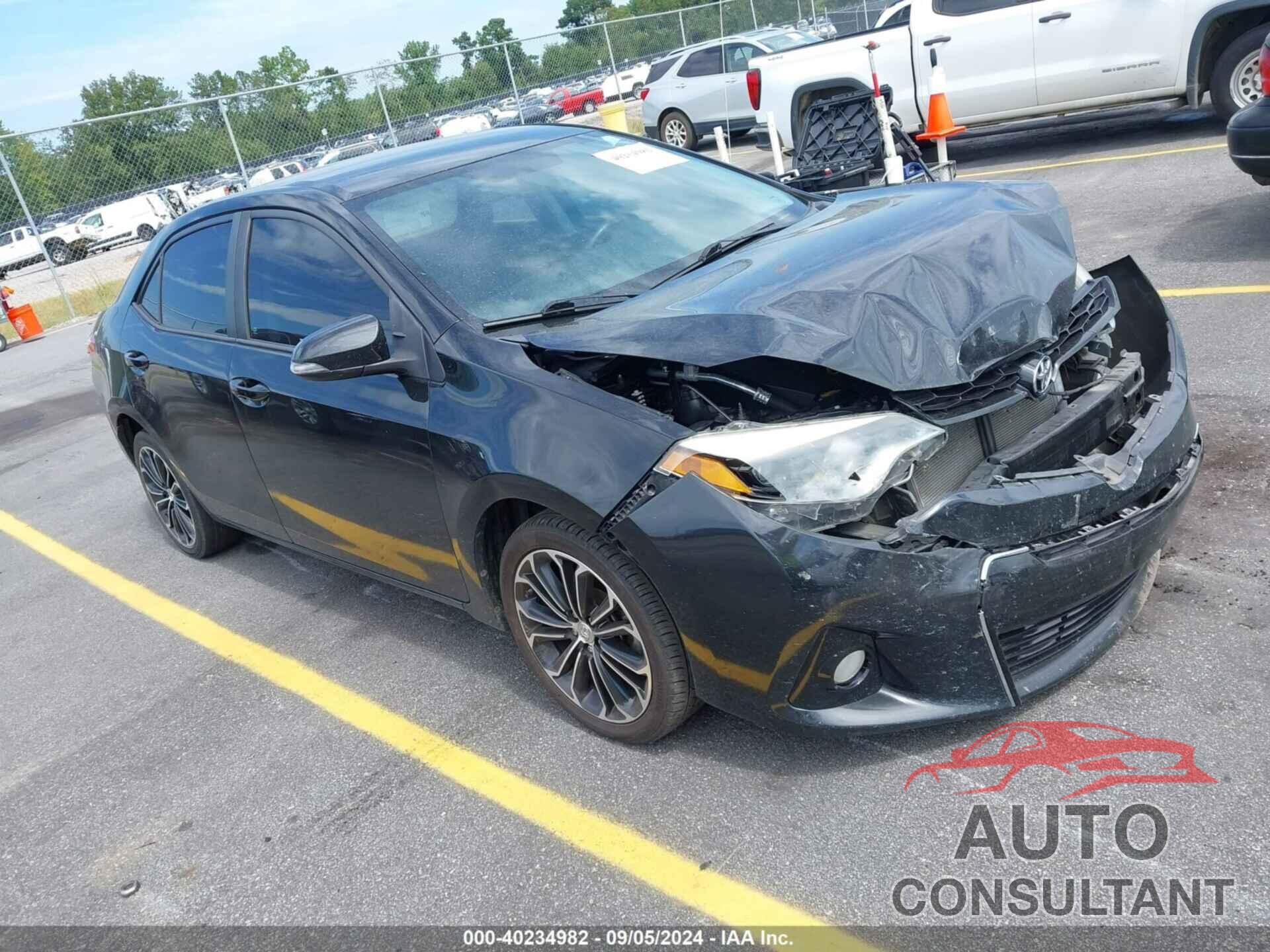 TOYOTA COROLLA 2016 - 2T1BURHEXGC722710