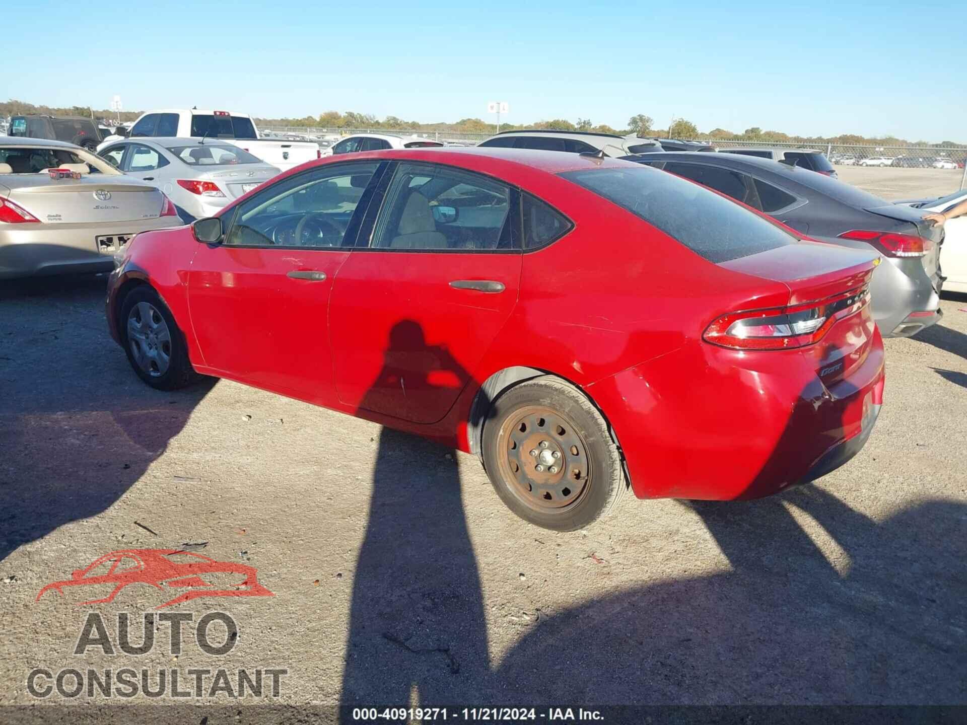 DODGE DART 2013 - 1C3CDFAA6DD191776
