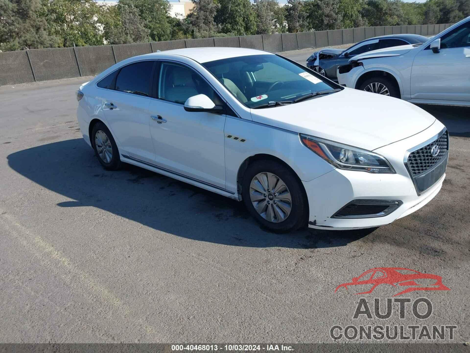 HYUNDAI SONATA HYBRID 2017 - KMHE24L35HA062296