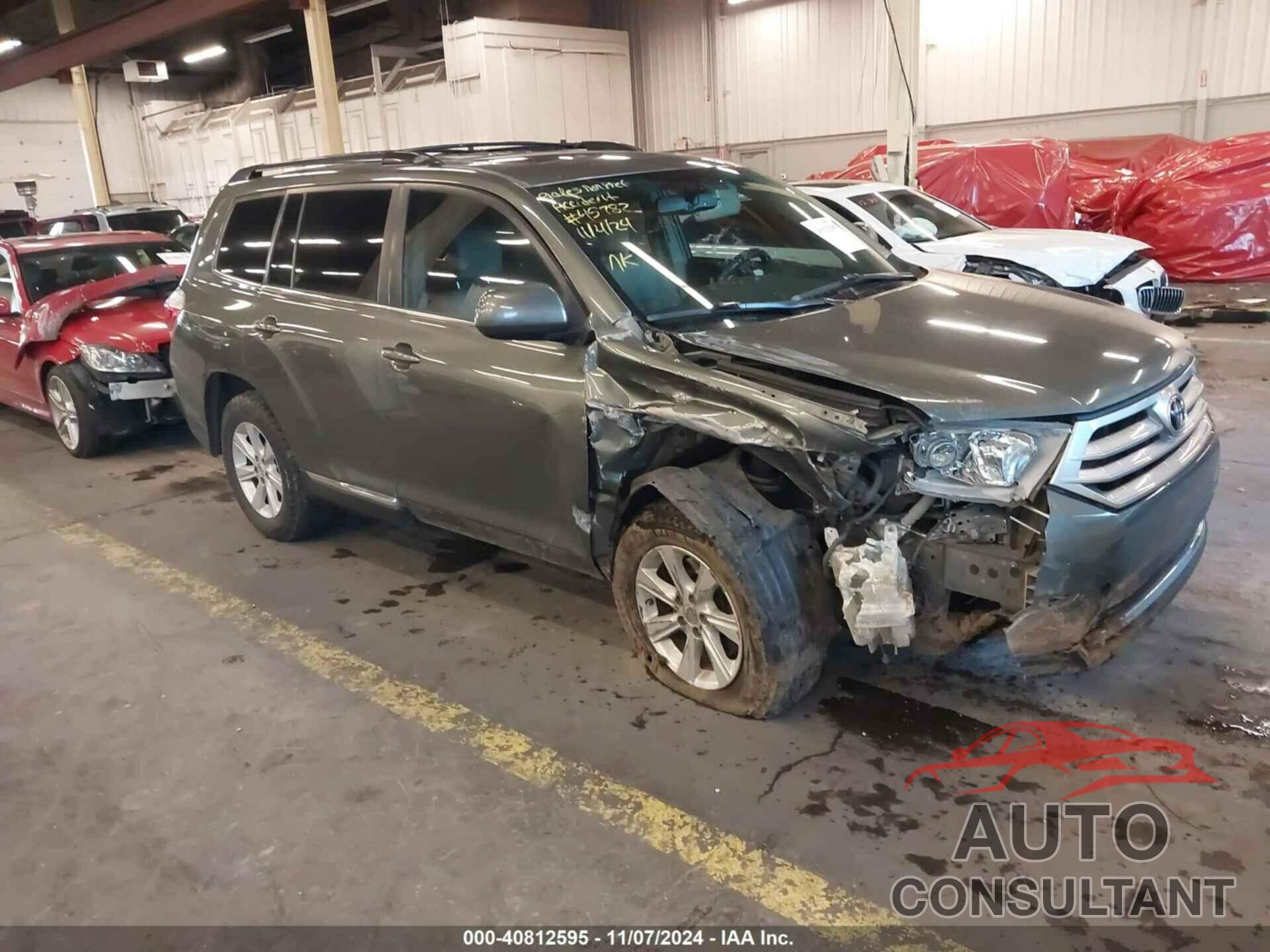 TOYOTA HIGHLANDER 2012 - 5TDBK3EH3CS107015