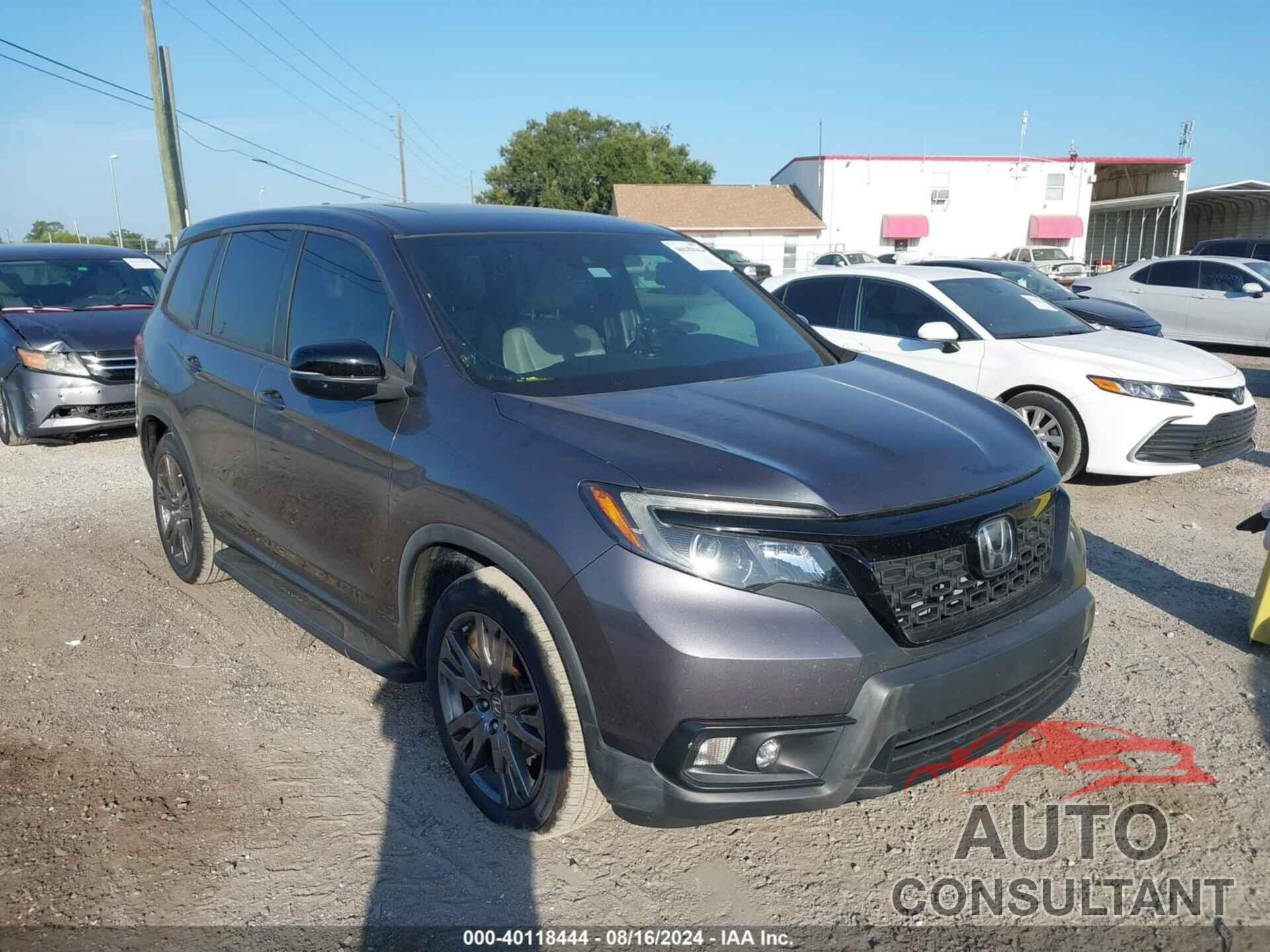 HONDA PASSPORT 2019 - 5FNYF7H58KB008829