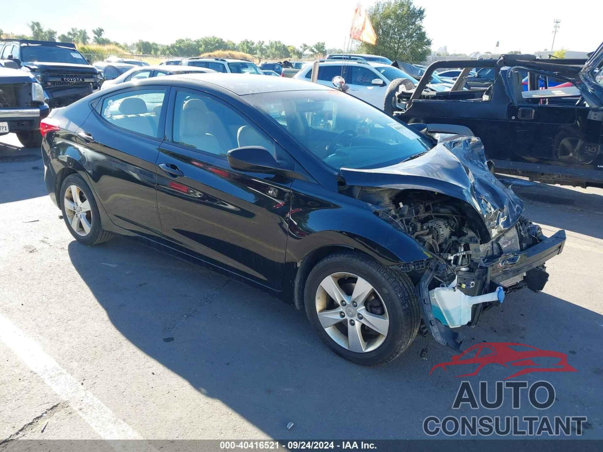 HYUNDAI ELANTRA 2013 - 5NPDH4AE0DH443589