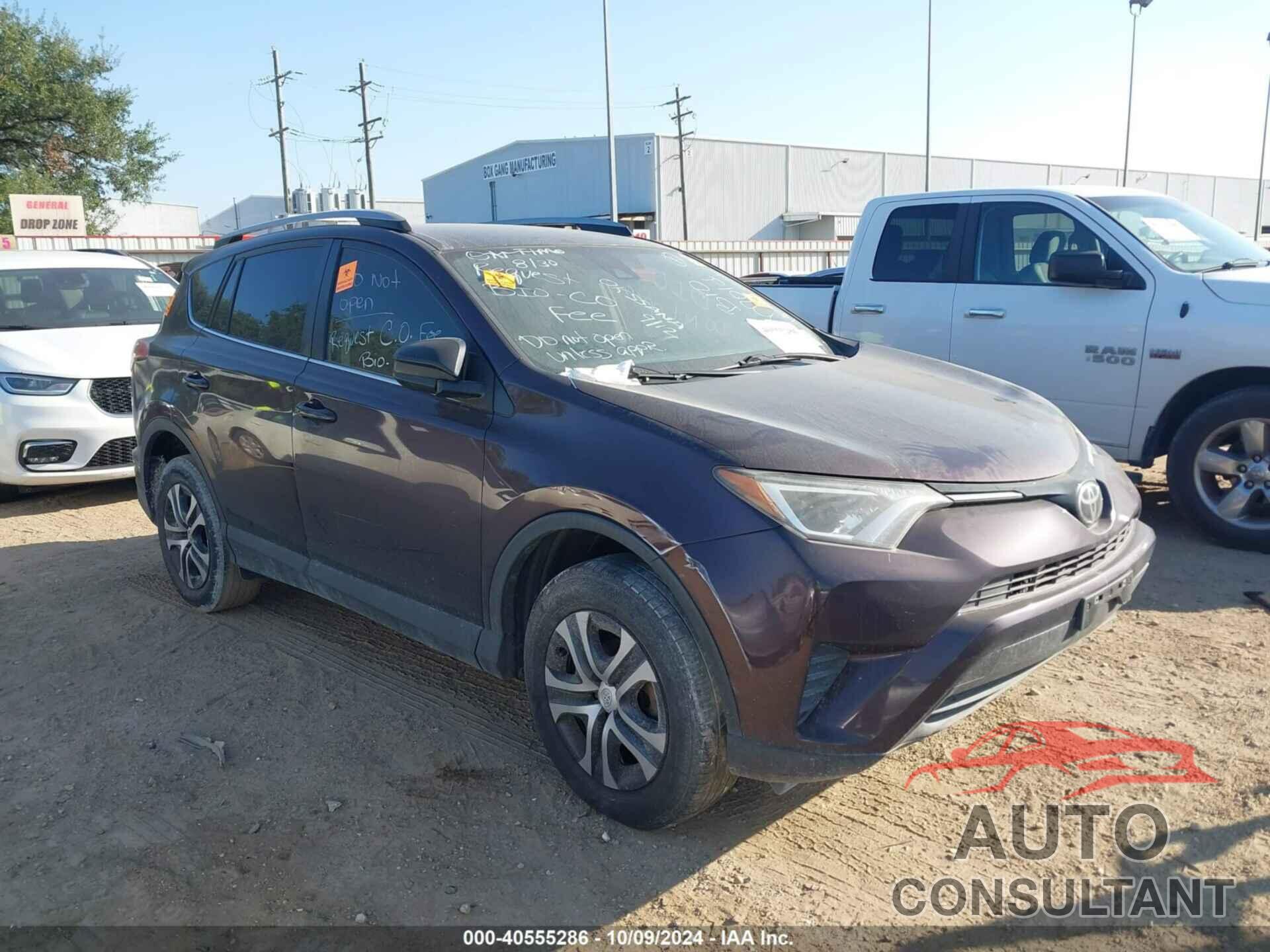 TOYOTA RAV4 2018 - 2T3ZFREV5JW516026