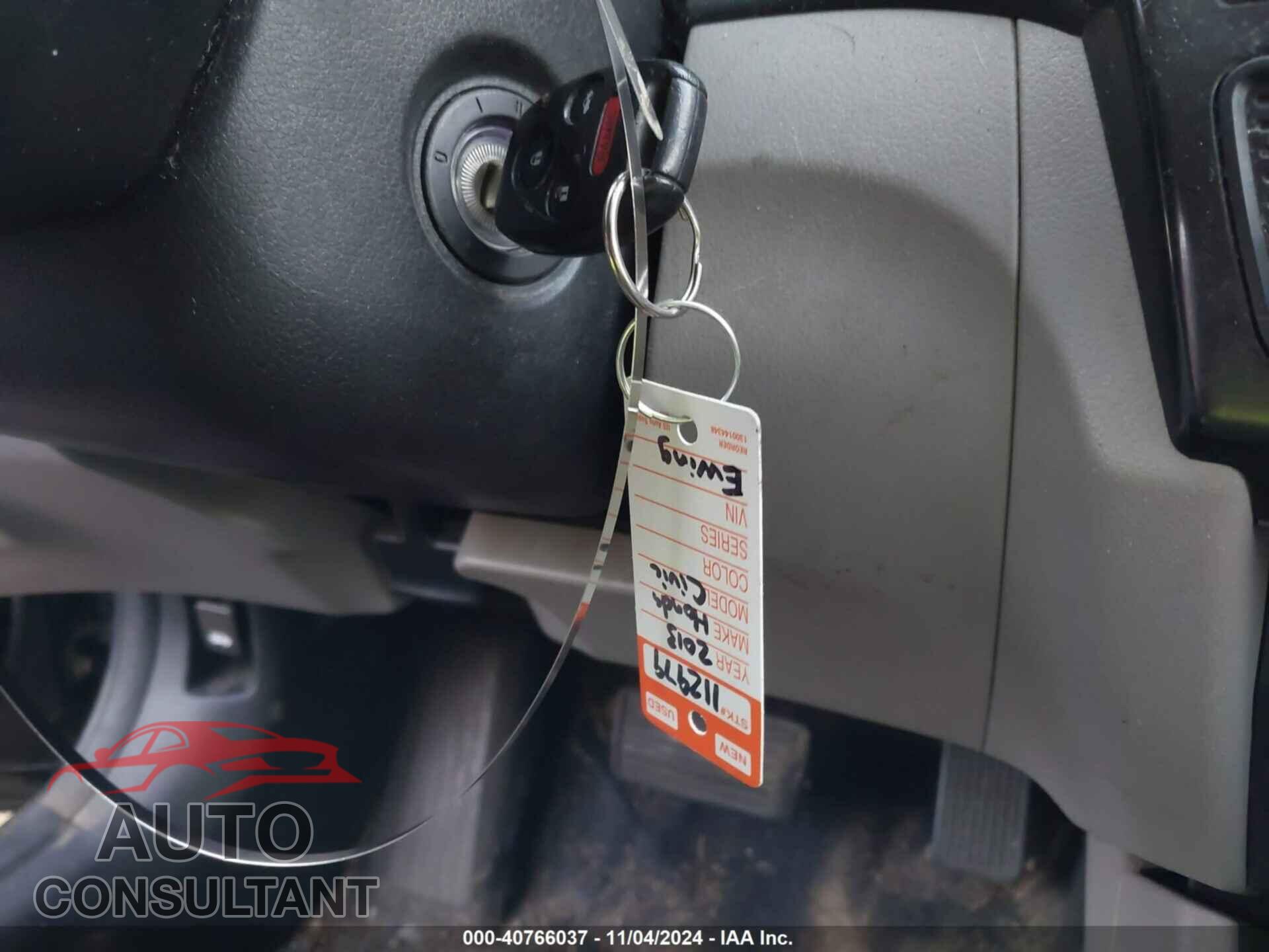 HONDA CIVIC 2013 - 19XFB2F5XDE209357