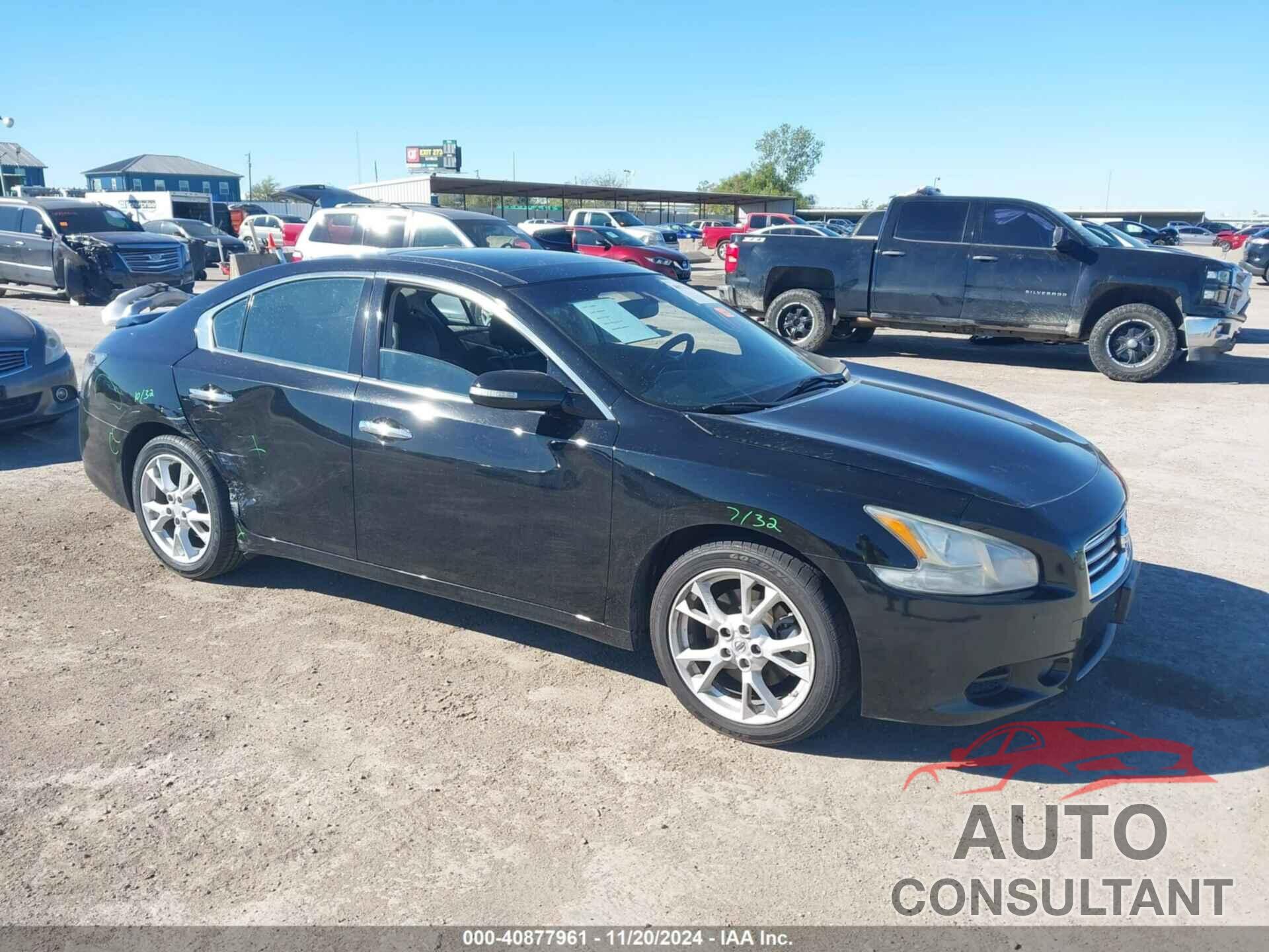 NISSAN MAXIMA 2013 - 1N4AA5AP7DC826123