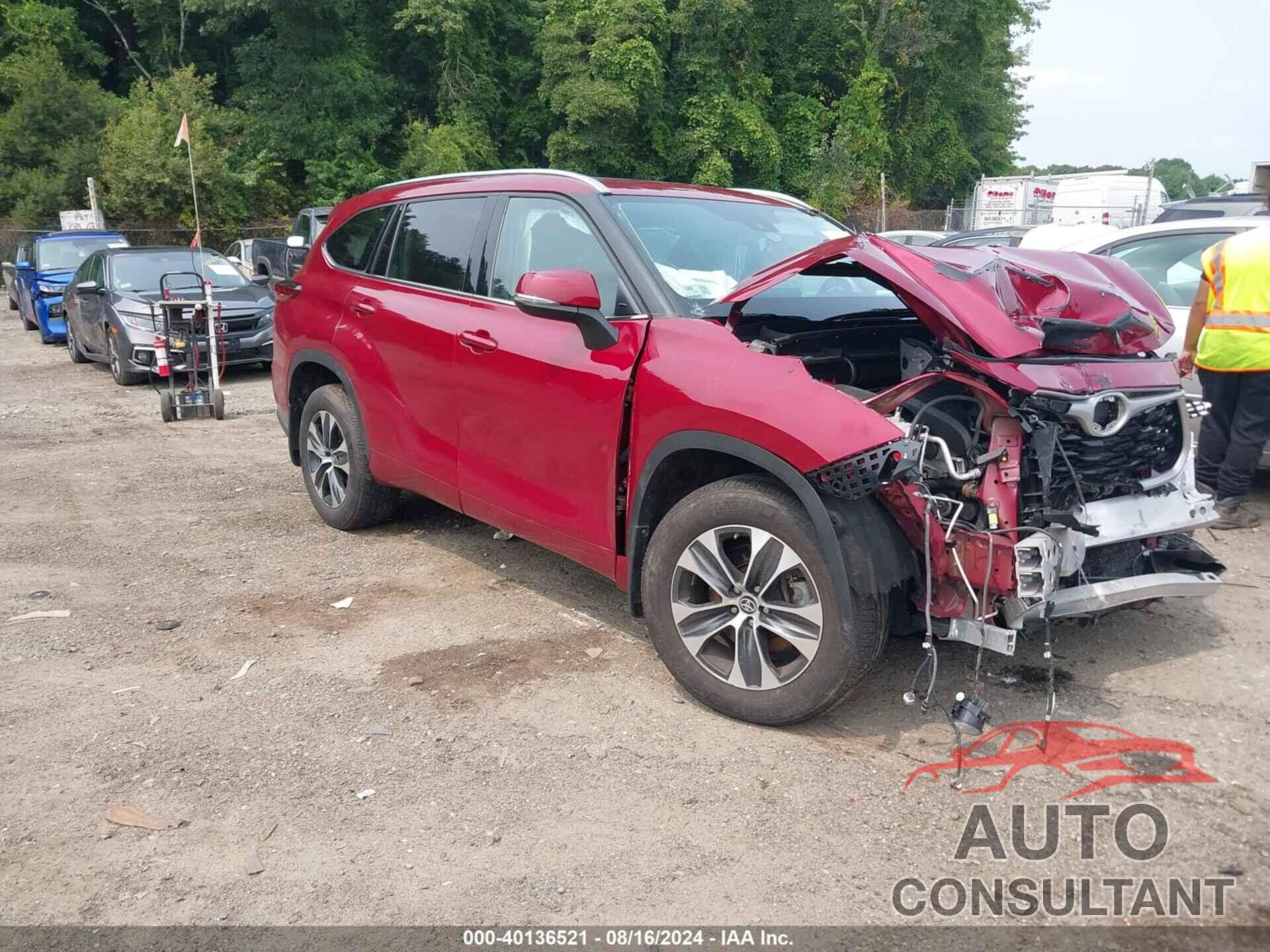 TOYOTA HIGHLANDER 2020 - 5TDGZRBH5LS043391