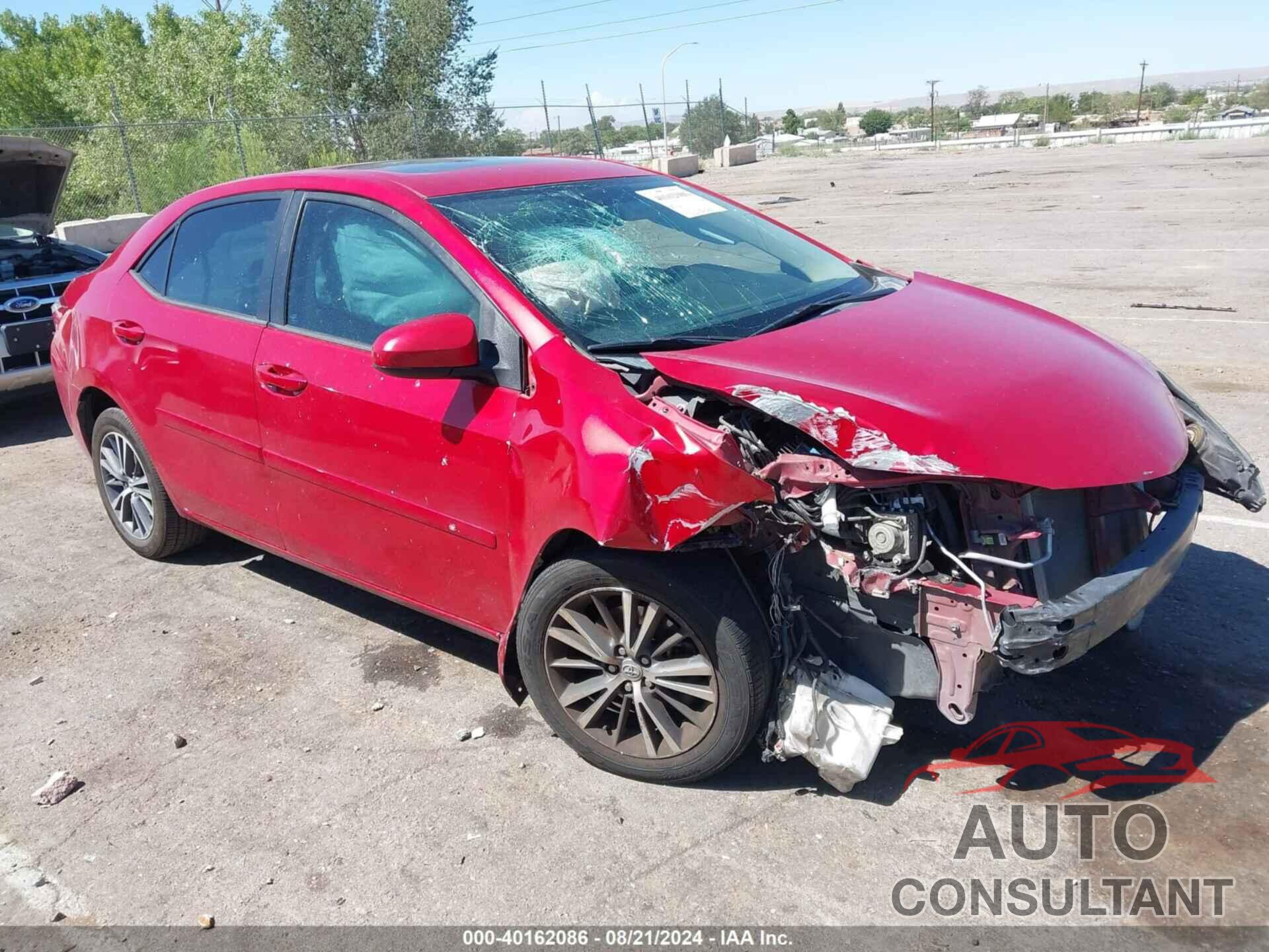 TOYOTA COROLLA 2016 - 5YFBURHE7GP374090