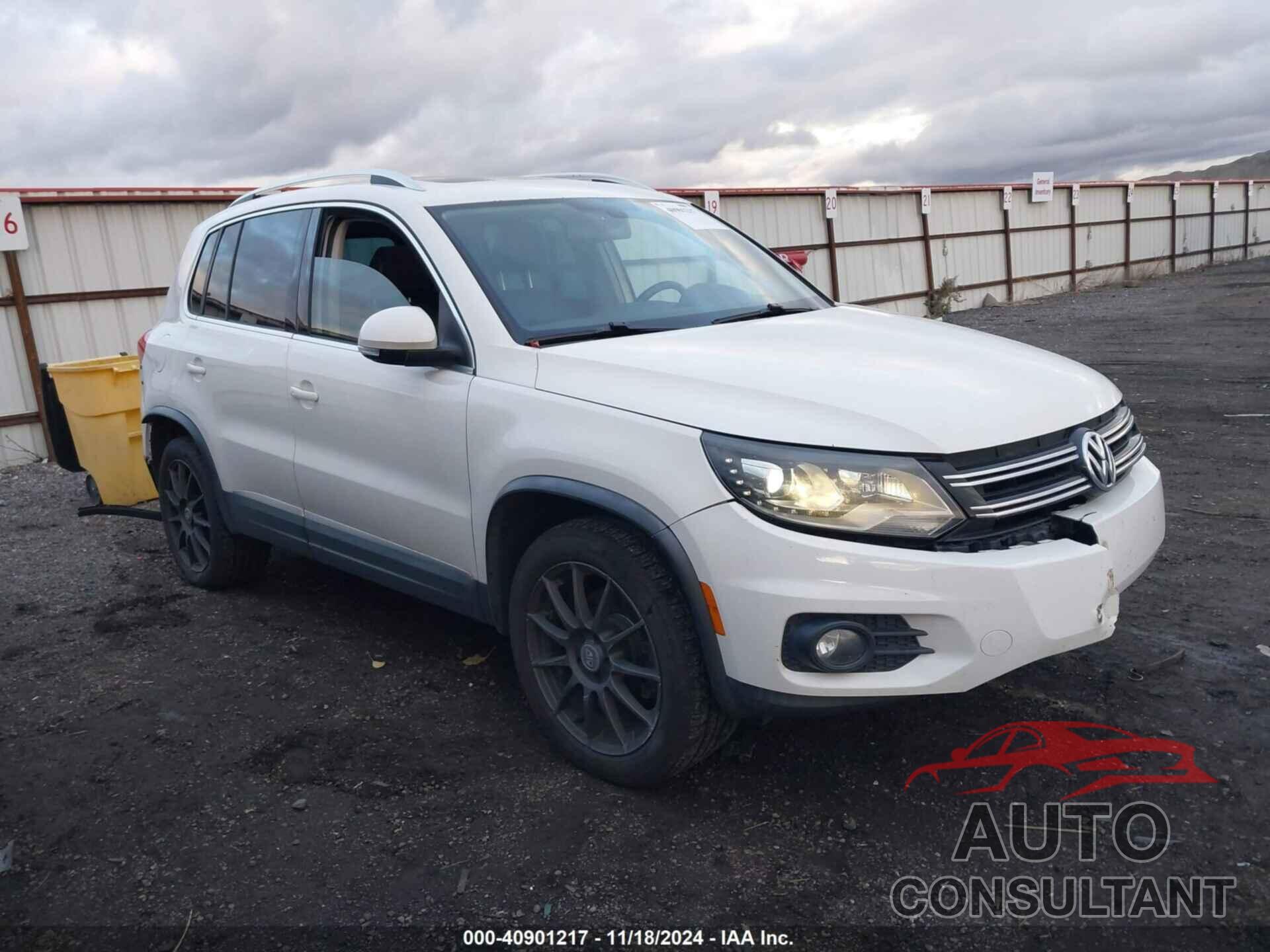 VOLKSWAGEN TIGUAN 2013 - WVGBV7AX1DW545041