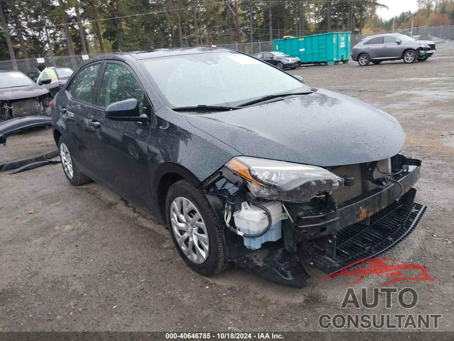 TOYOTA COROLLA 2018 - 2T1BURHE6JC051608