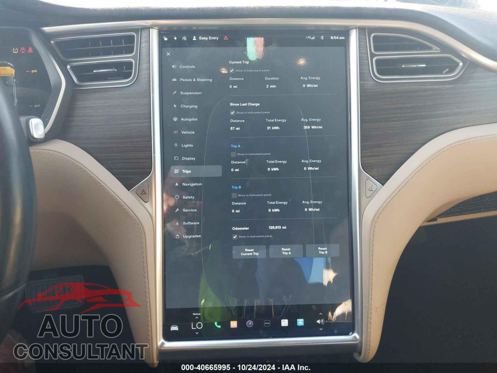 TESLA MODEL S 2015 - 5YJSA1H28FF094169