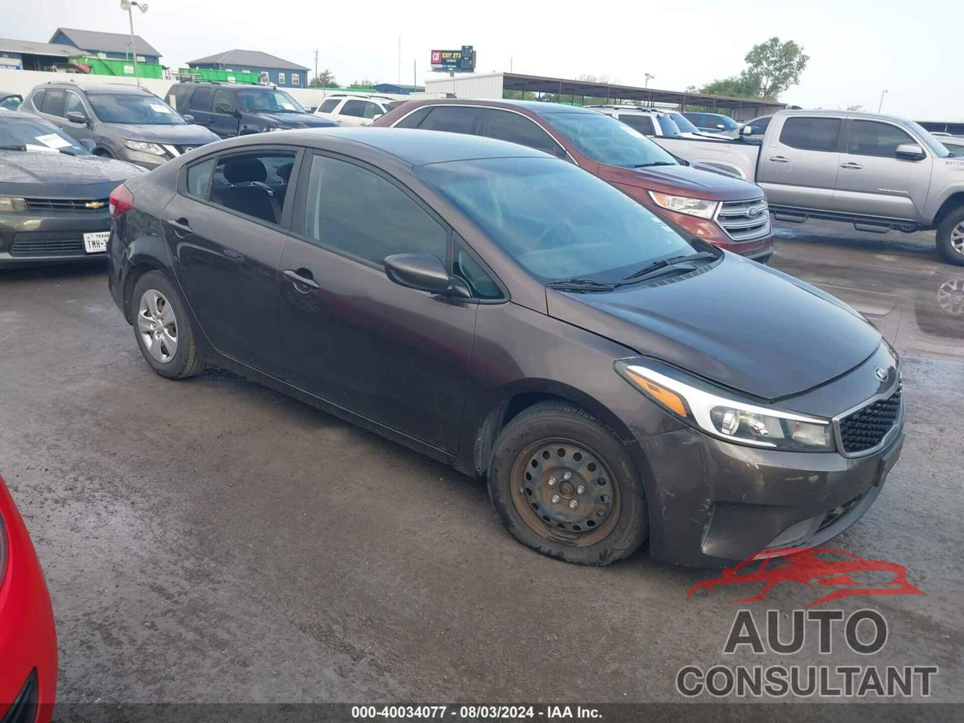 KIA FORTE 2017 - 3KPFK4A76HE106799