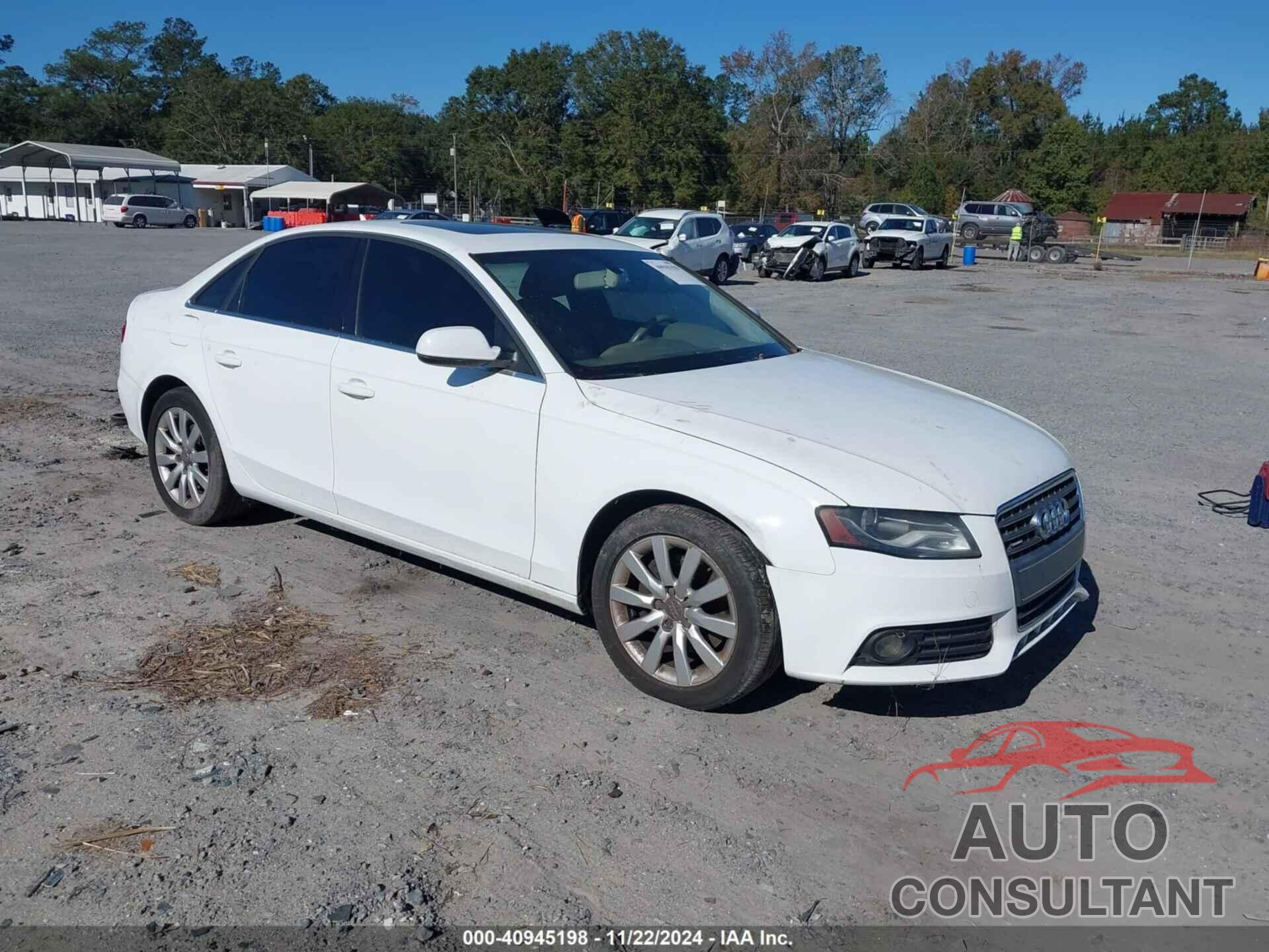 AUDI A4 2010 - WAUFFAFL8AN043390