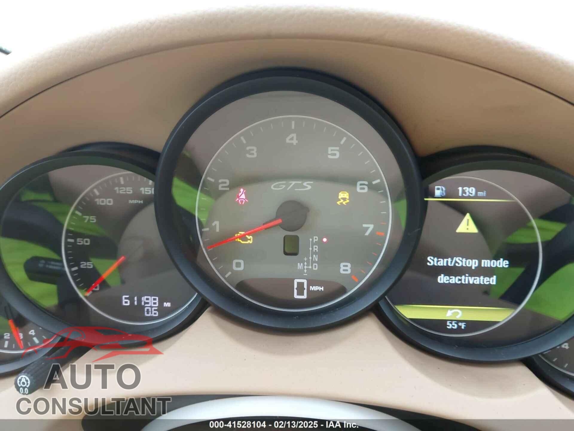 PORSCHE CAYENNE 2013 - WP1AD2A25DLA72349