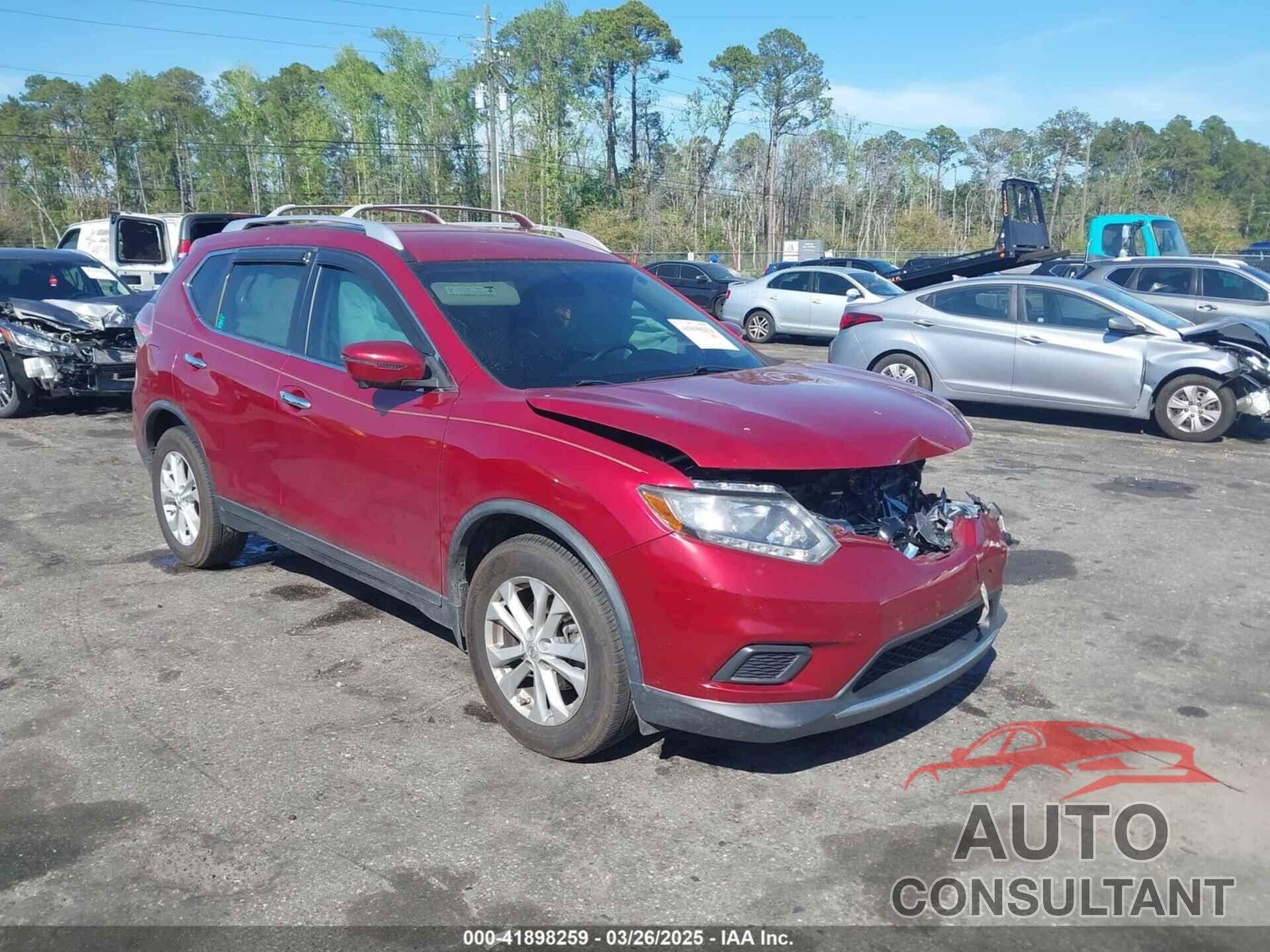 NISSAN ROGUE 2016 - KNMAT2MT0GP644465
