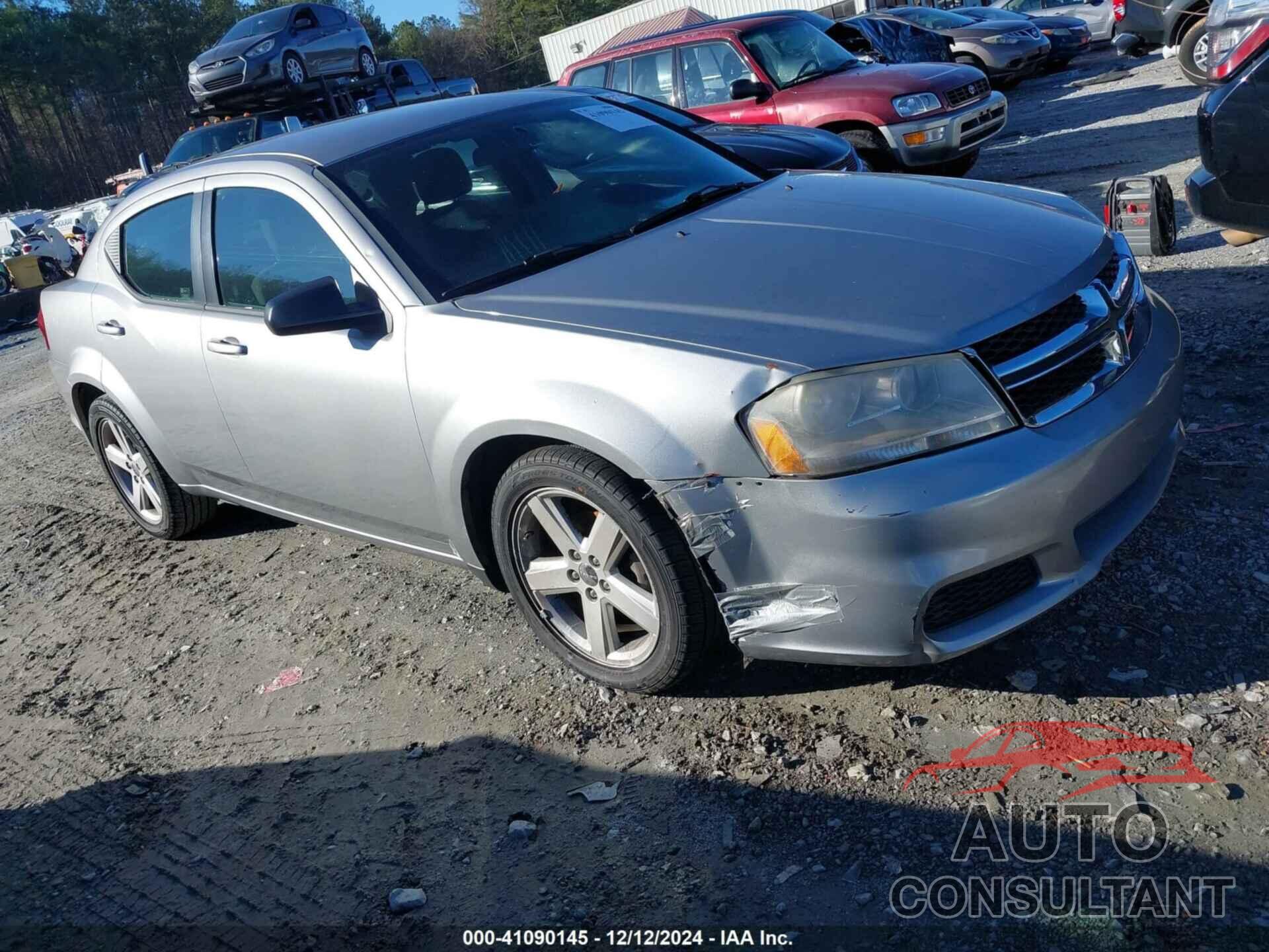 DODGE AVENGER 2013 - 1C3CDZAB5DN607322
