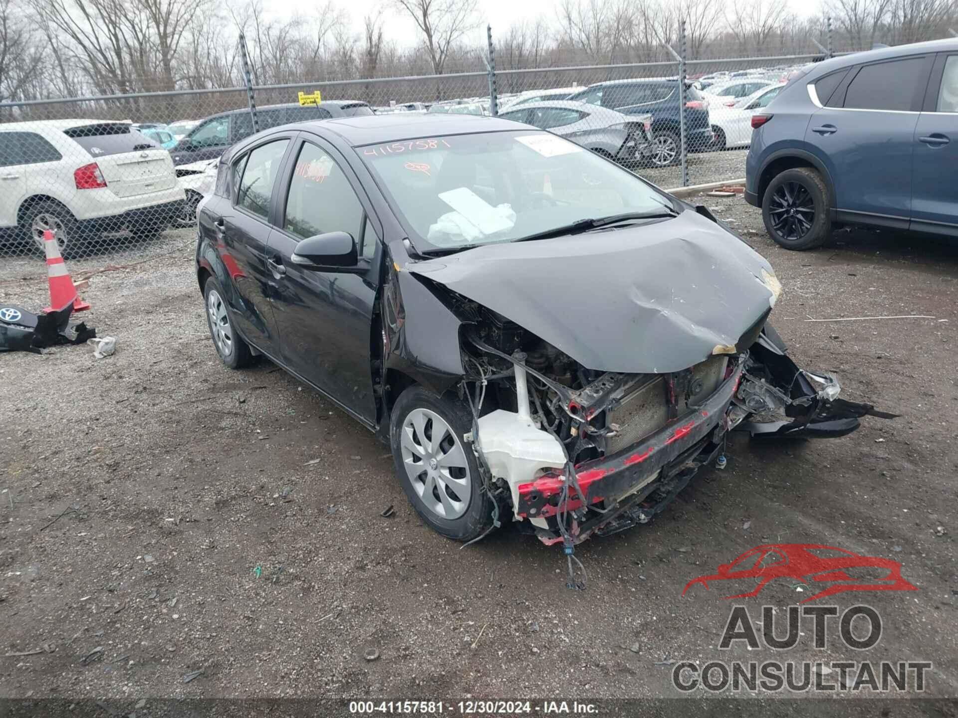TOYOTA PRIUS C 2012 - JTDKDTB34C1012303