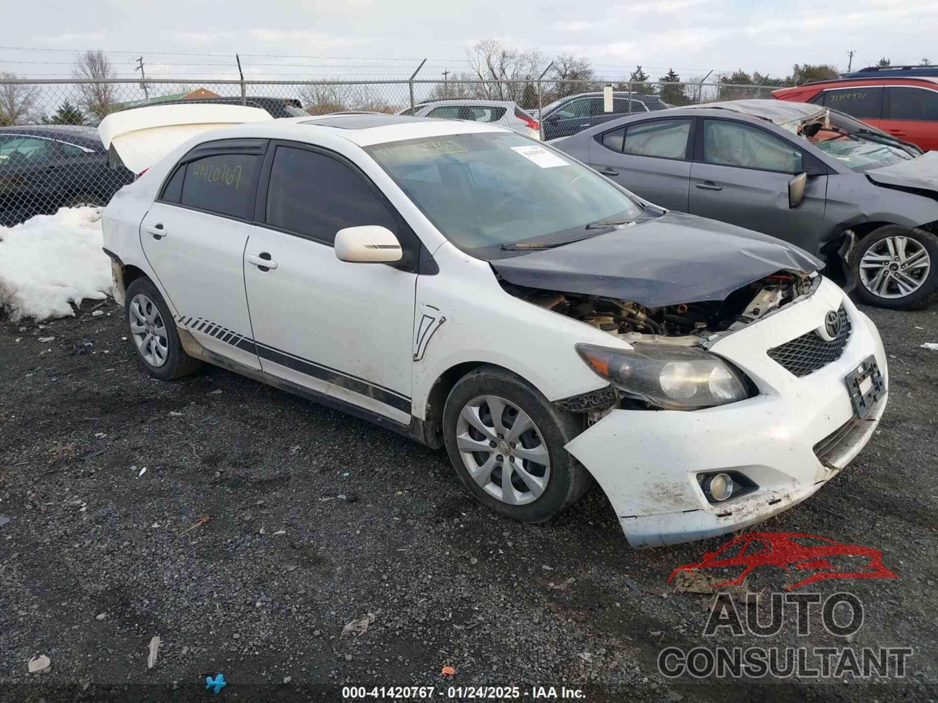 TOYOTA COROLLA 2010 - 2T1BU4EE1AC250959