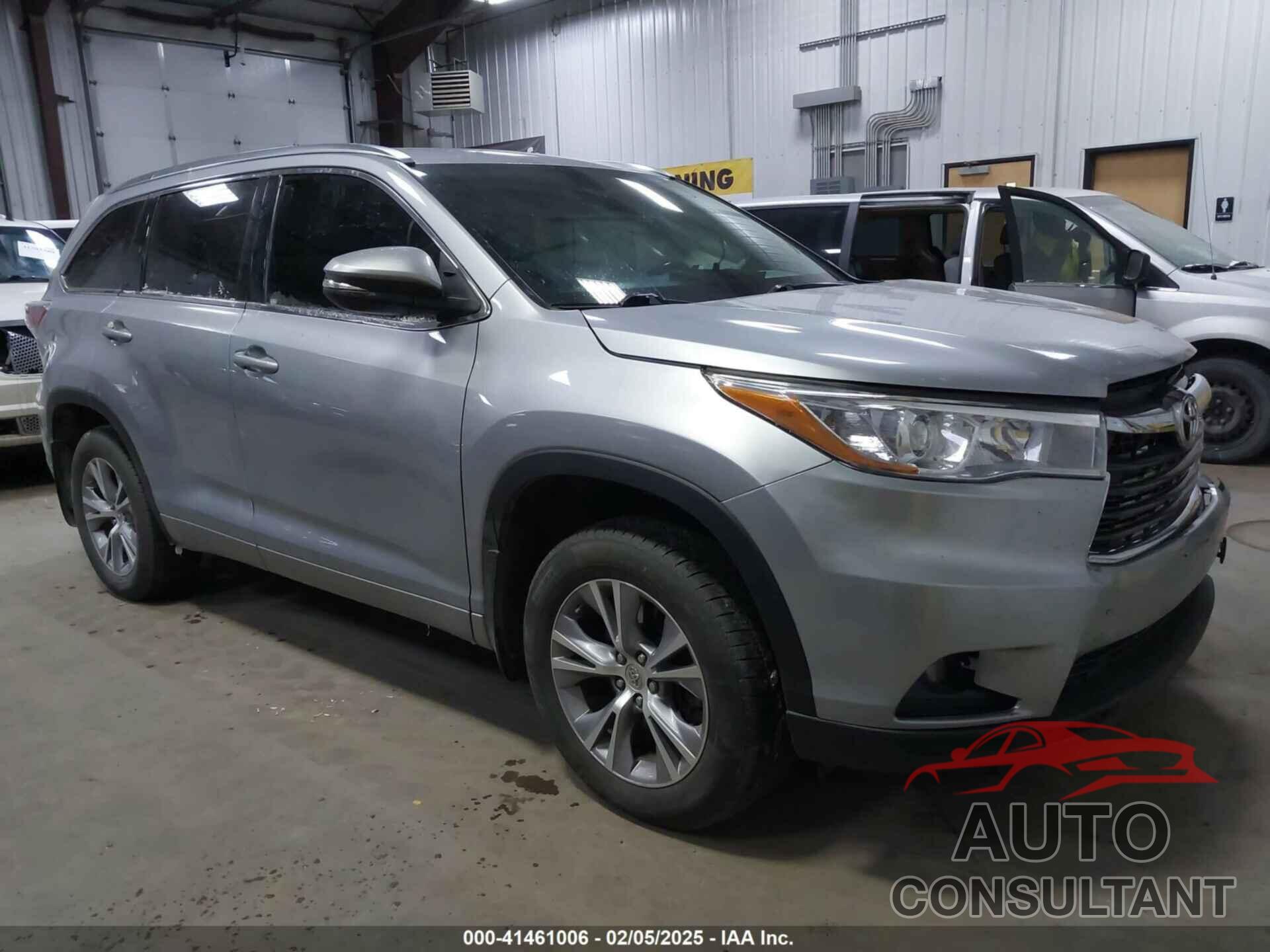TOYOTA HIGHLANDER 2015 - 5TDJKRFH4FS214334