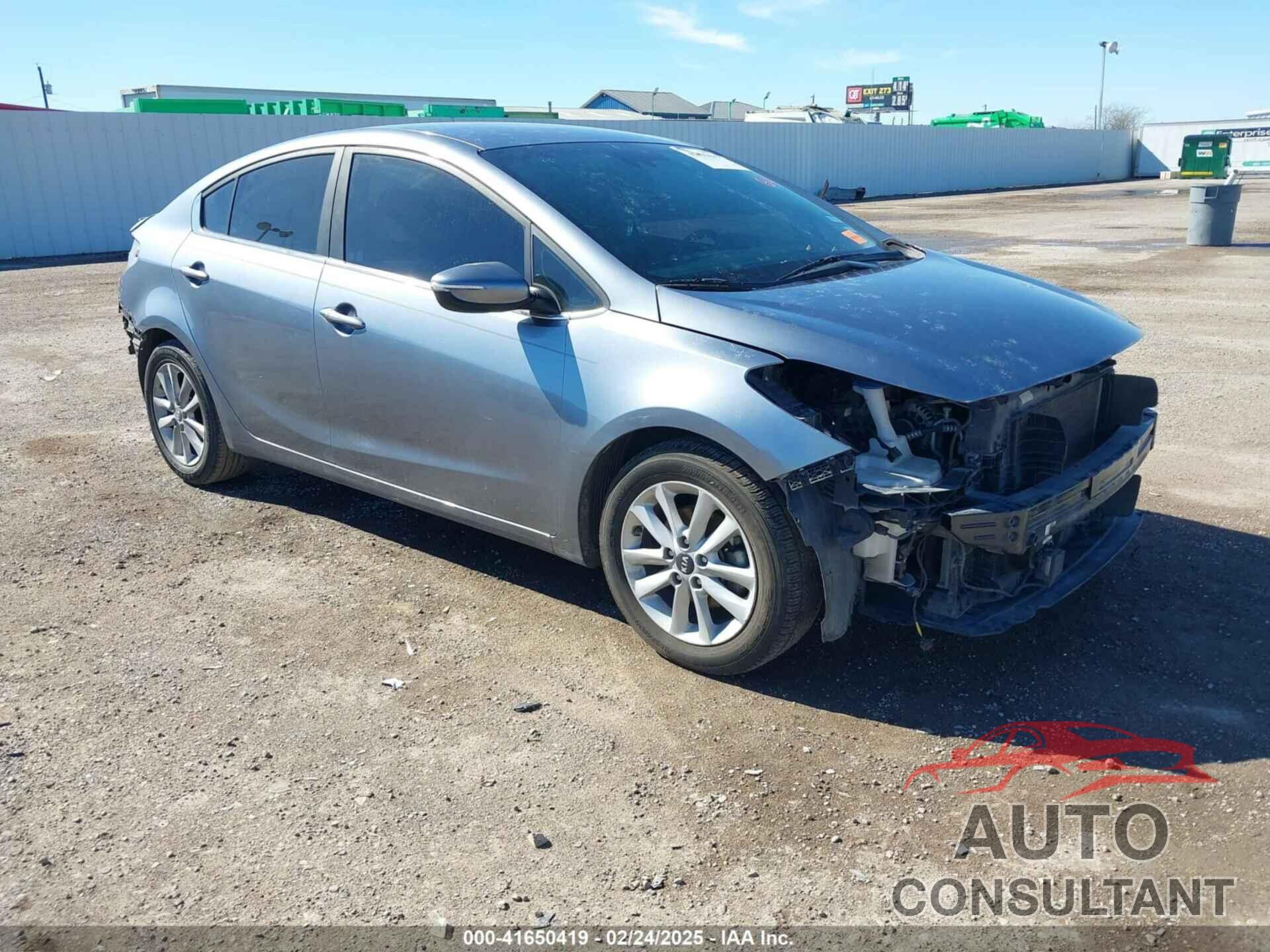 KIA FORTE 2017 - 3KPFL4A73HE114517