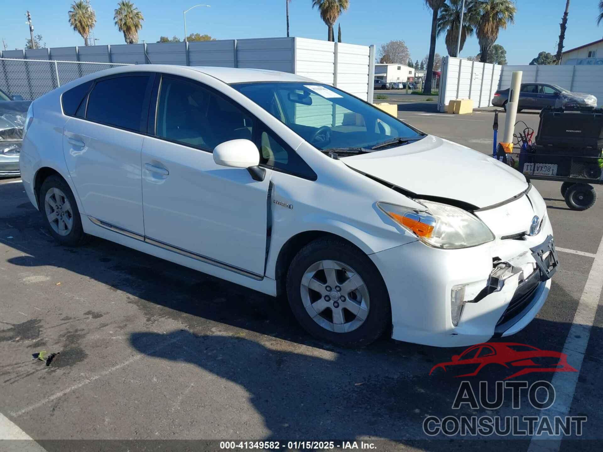 TOYOTA PRIUS 2012 - JTDKN3DU9C5409503