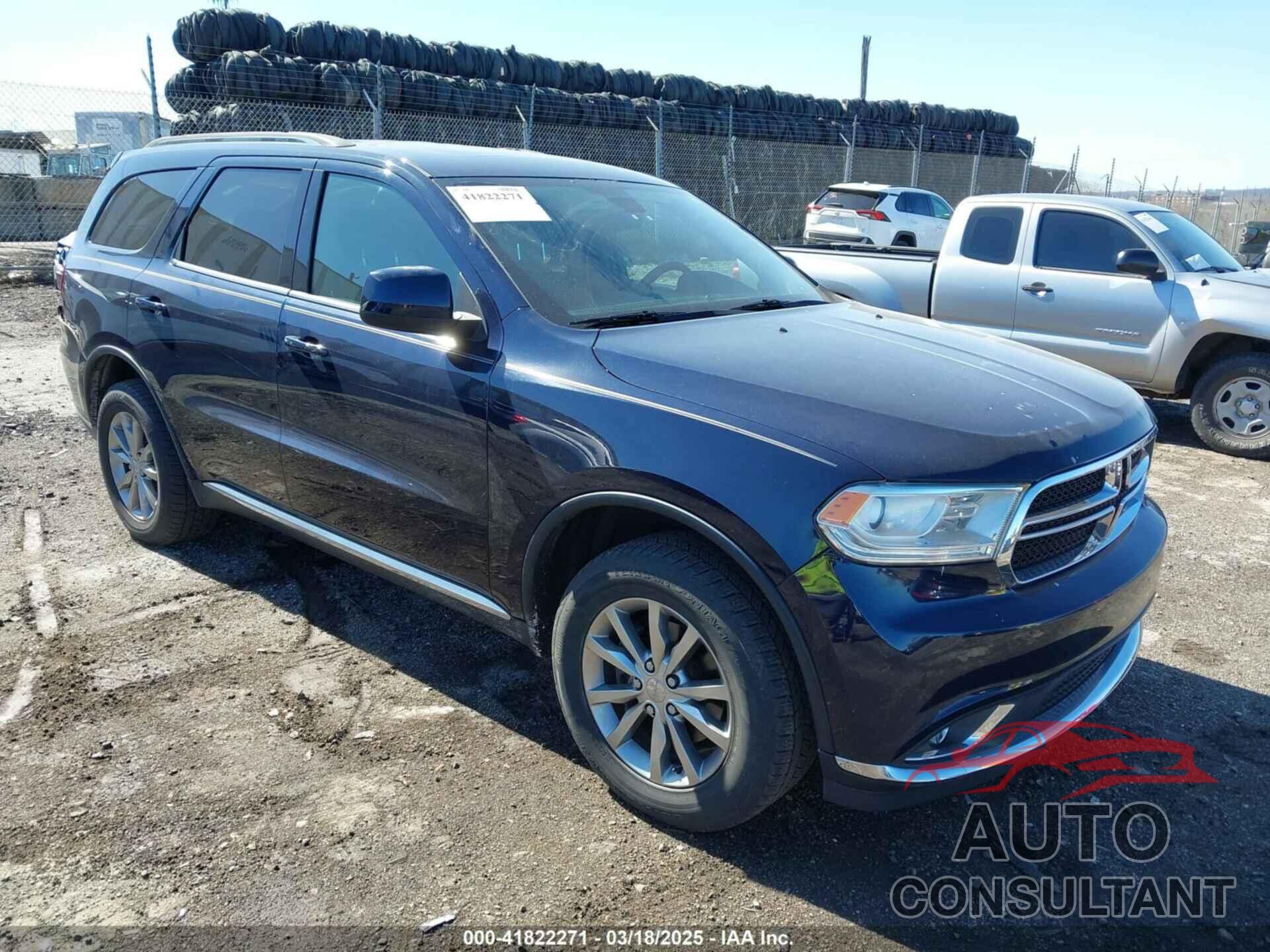 DODGE DURANGO 2018 - 1C4RDJAG3JC111350