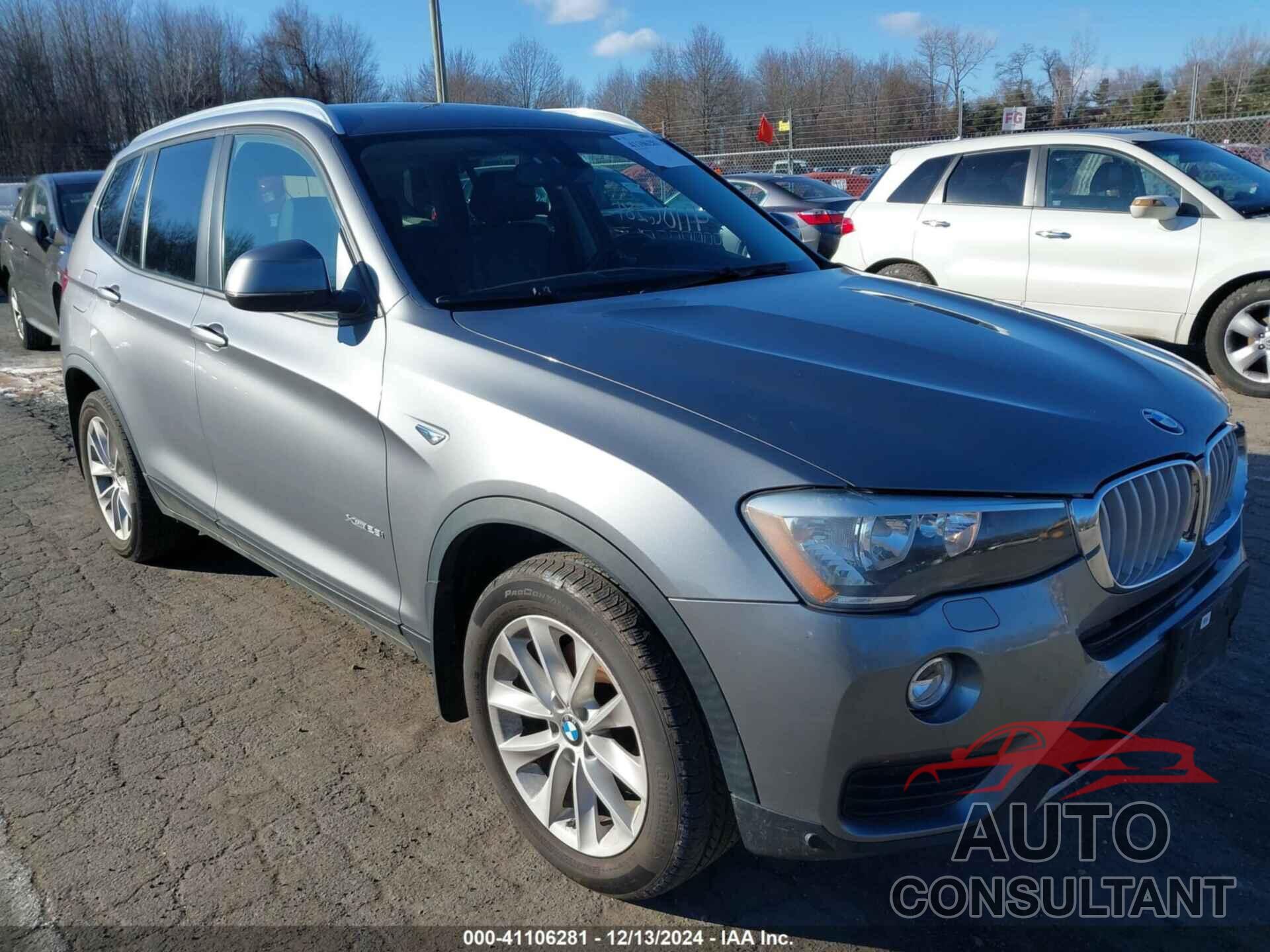 BMW X3 2016 - 5UXWX9C56G0D69006