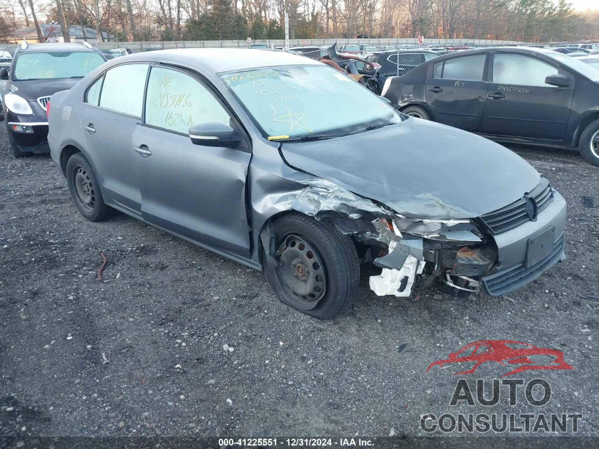 VOLKSWAGEN JETTA 2012 - 3VWDP7AJ6CM338952