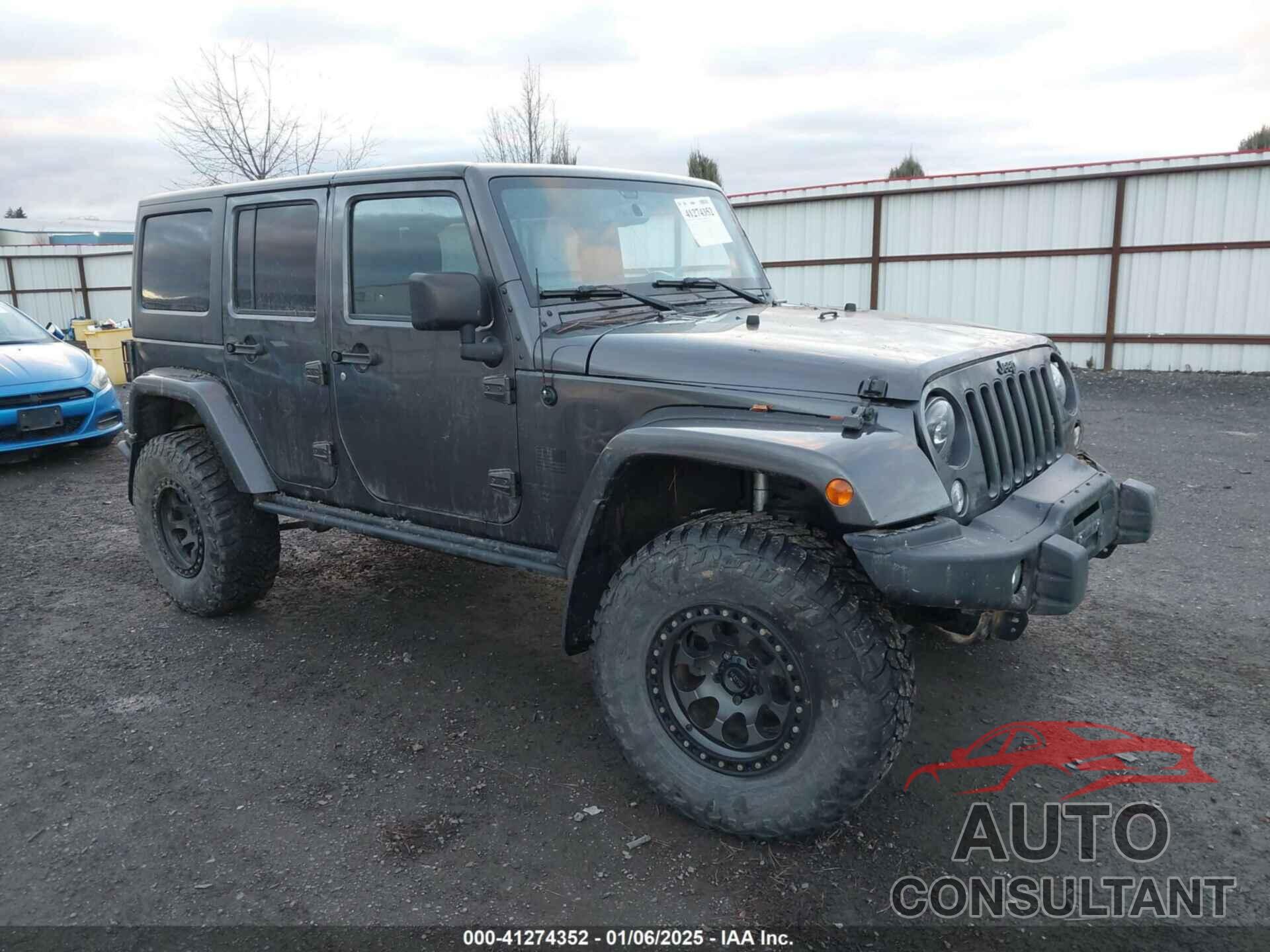 JEEP WRANGLER UNLIMITED 2017 - 1C4BJWEG8HL638067