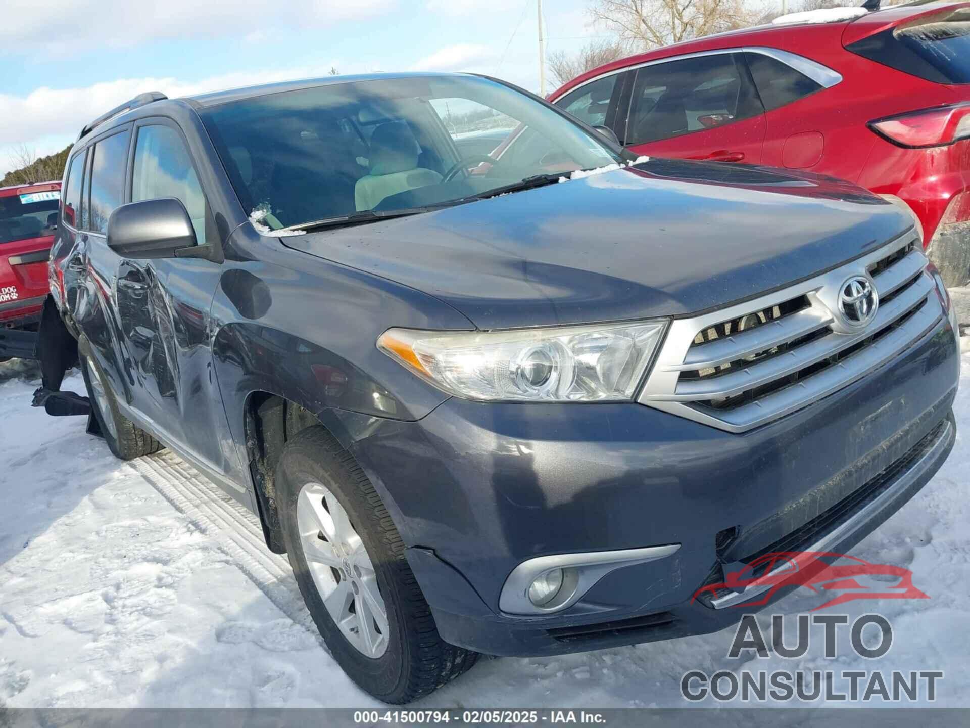 TOYOTA HIGHLANDER 2011 - 5TDBK3EH3BS092630