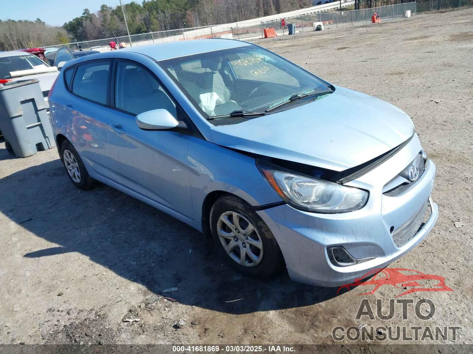 HYUNDAI ACCENT 2012 - KMHCT5AE0CU045976