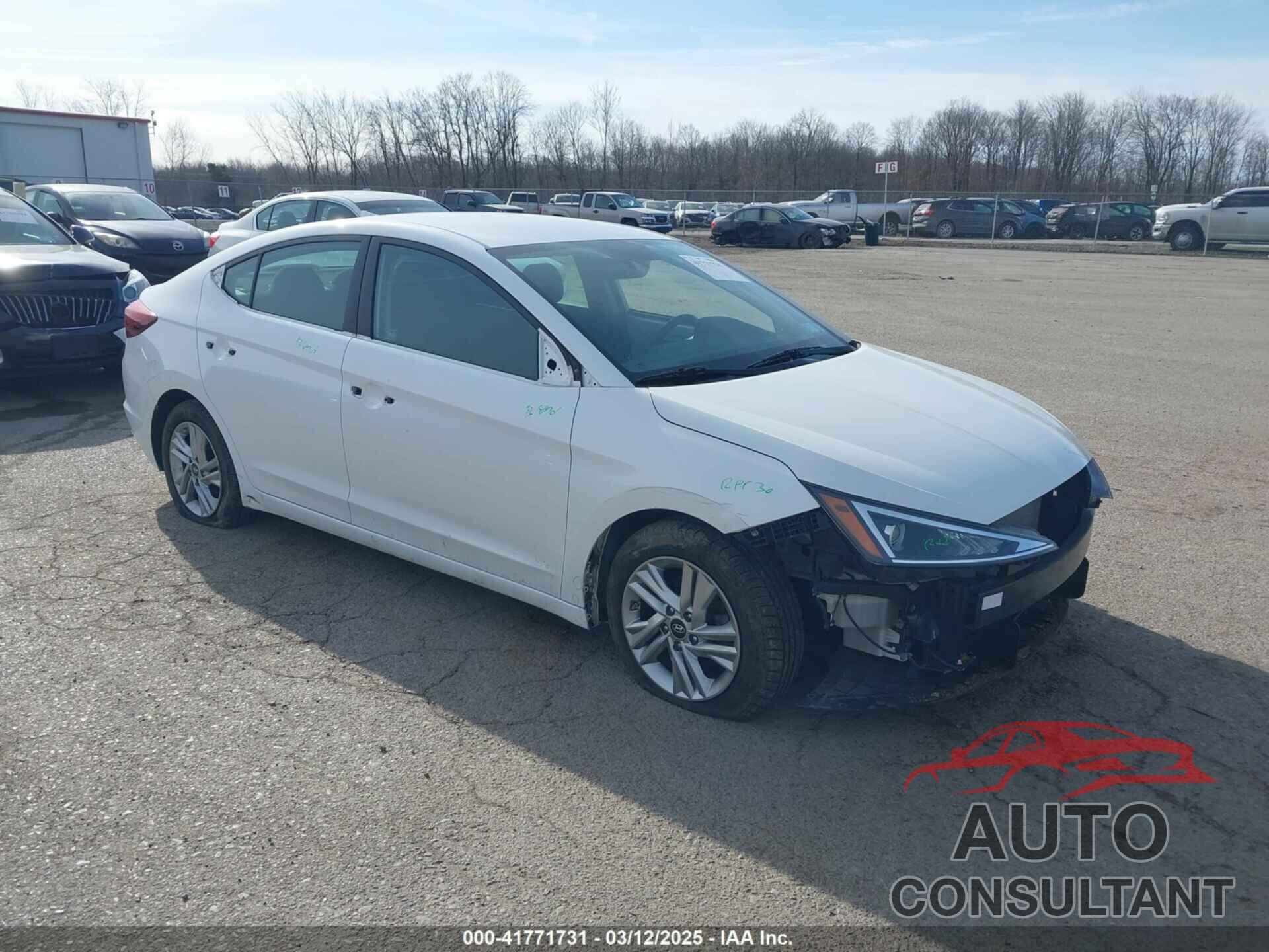 HYUNDAI ELANTRA 2020 - 5NPD84LF5LH599549