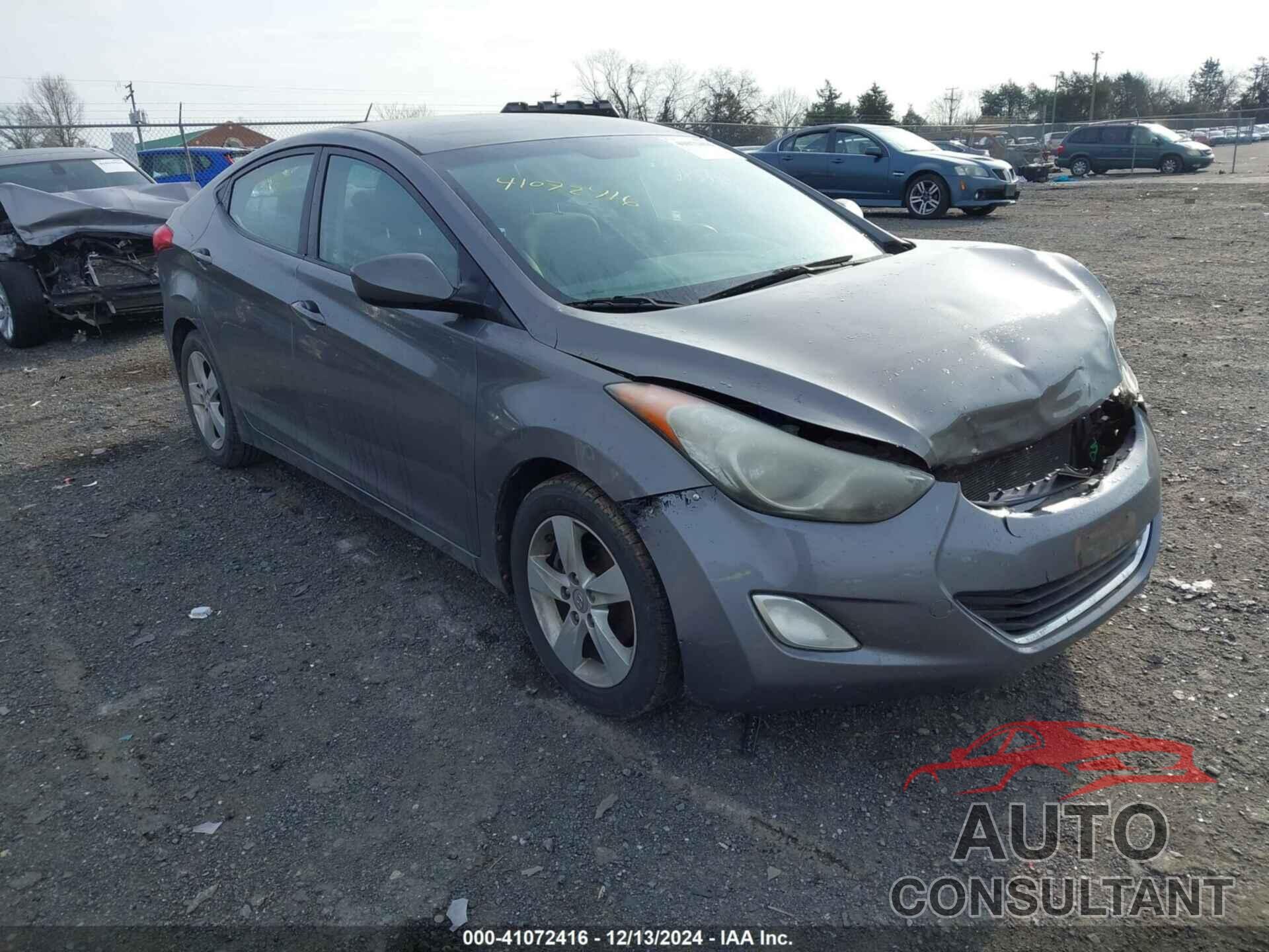 HYUNDAI ELANTRA 2012 - 5NPDH4AE9CH096620