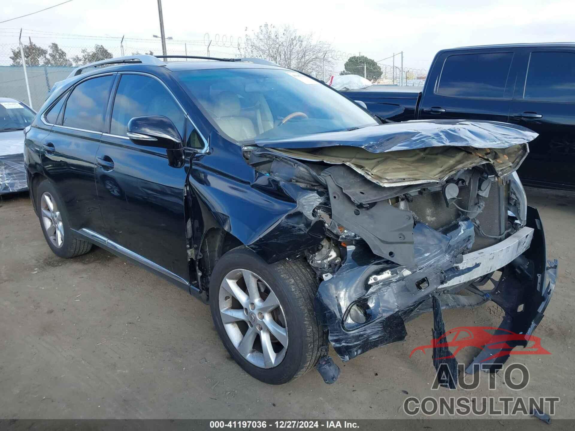 LEXUS RX 350 2010 - 2T2ZK1BA8AC031013