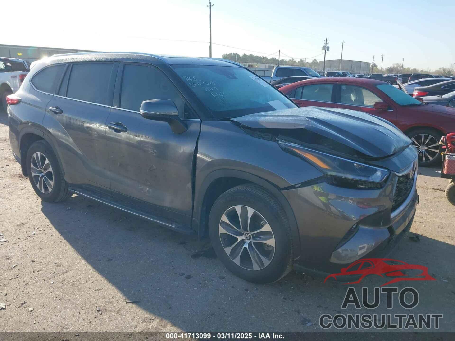 TOYOTA HIGHLANDER 2021 - 5TDGZRAH5MS520193