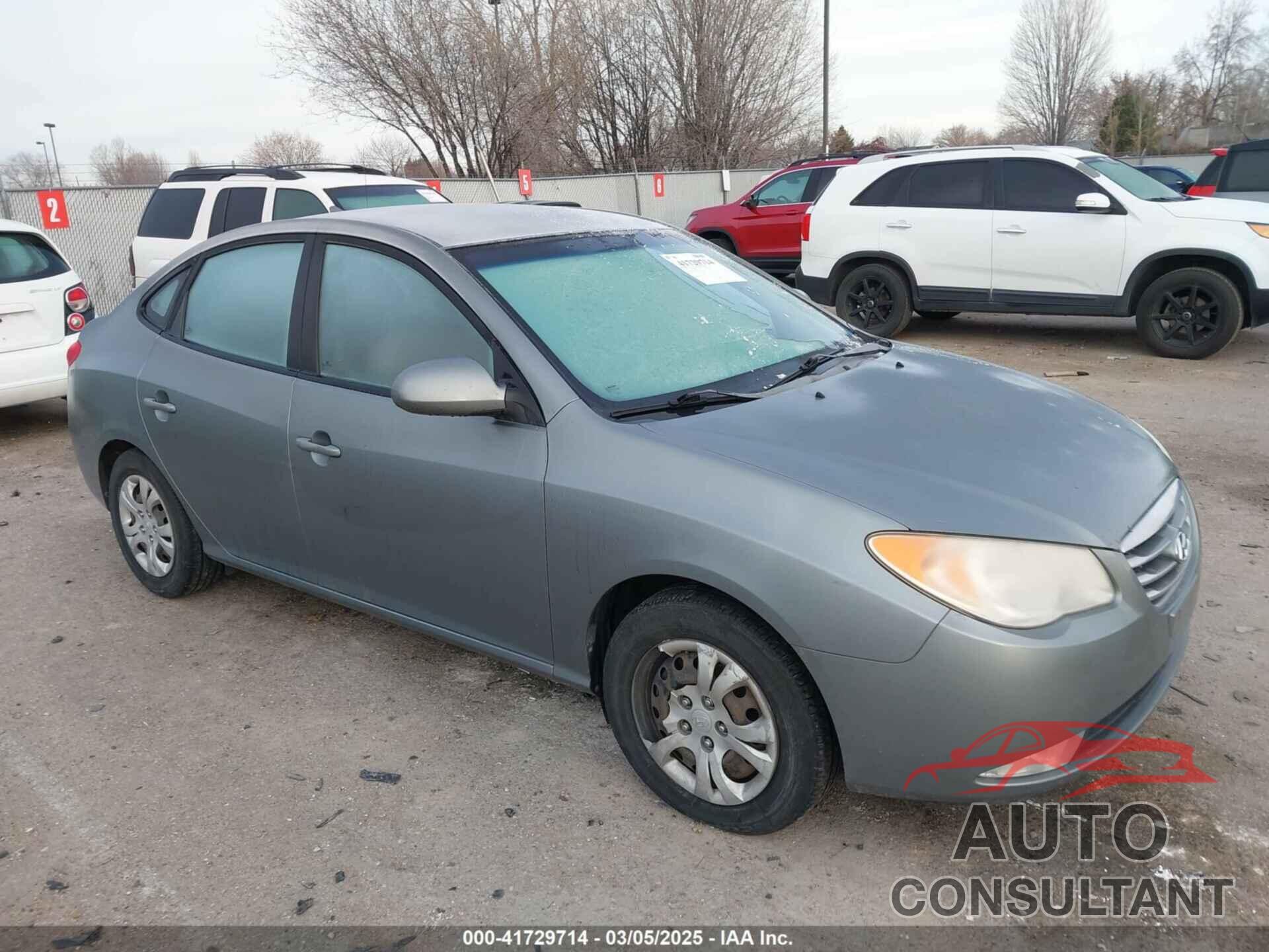 HYUNDAI ELANTRA 2010 - KMHDU4AD3AU917812