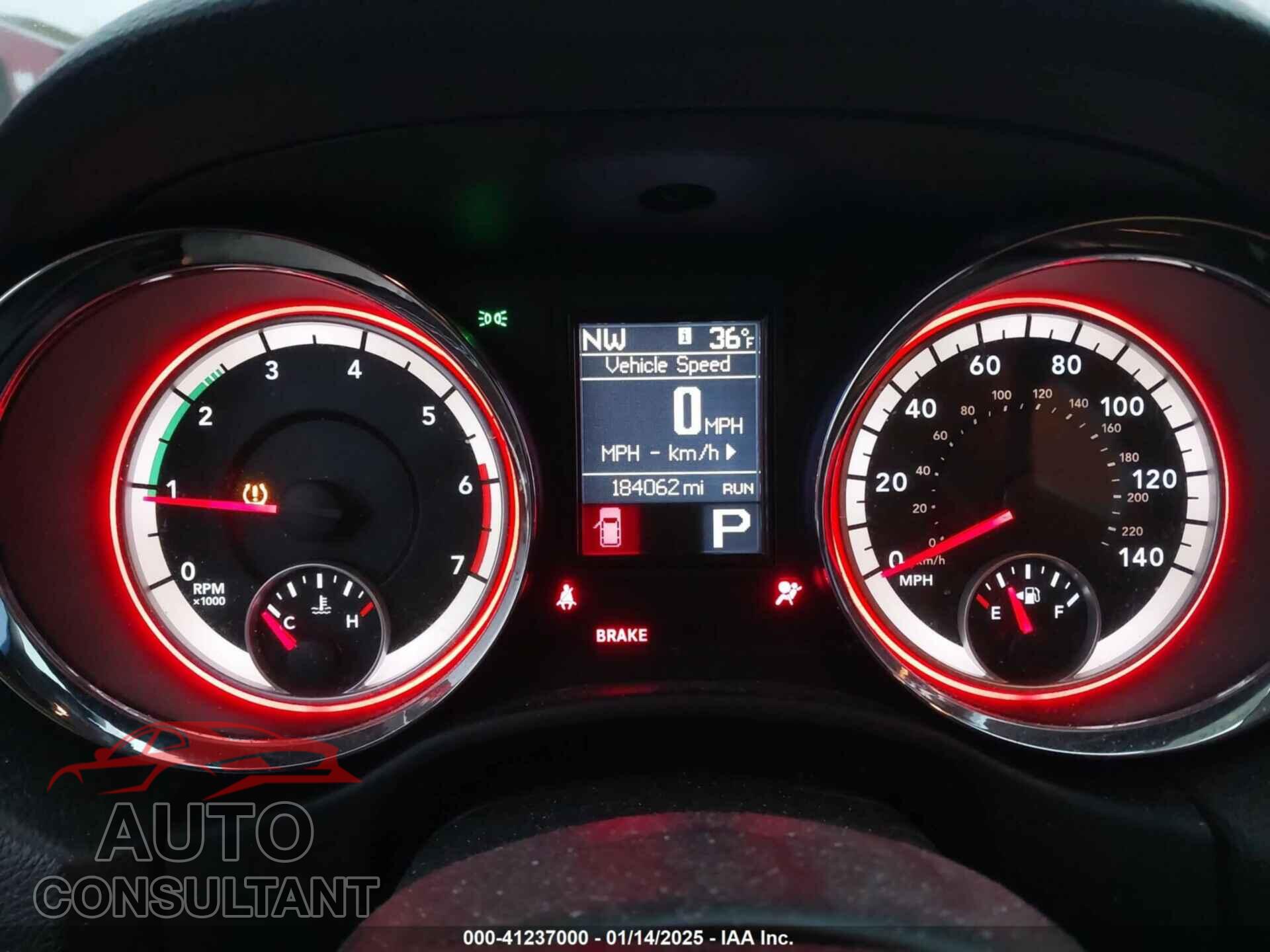 DODGE DURANGO 2012 - 1C4SDJCT8CC242272