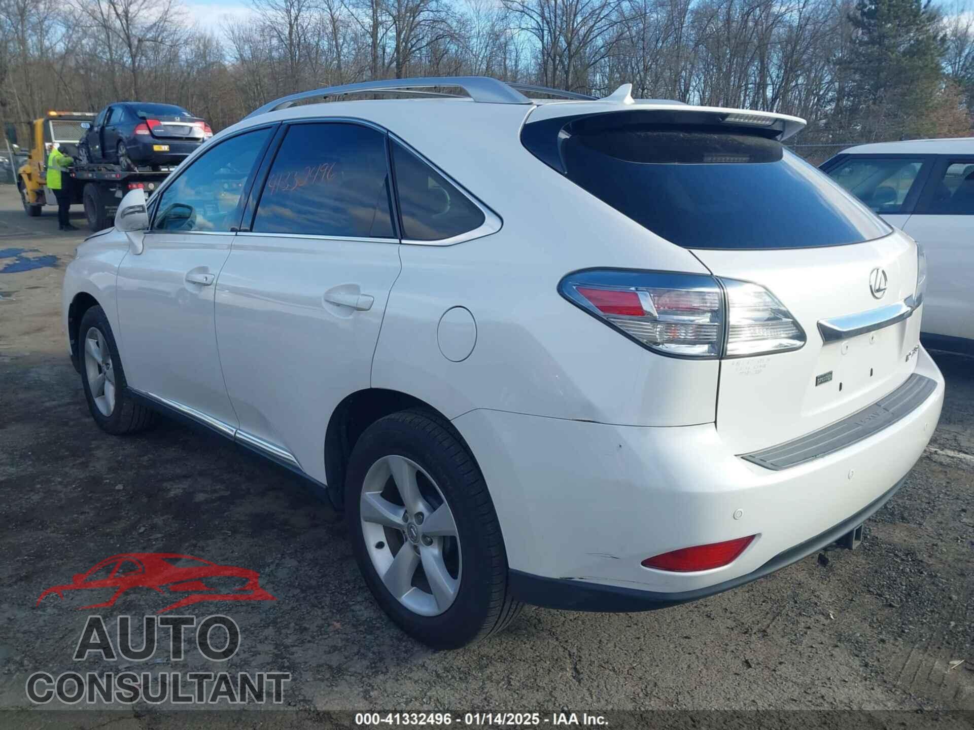 LEXUS RX 350 2012 - 2T2BK1BA3CC133565