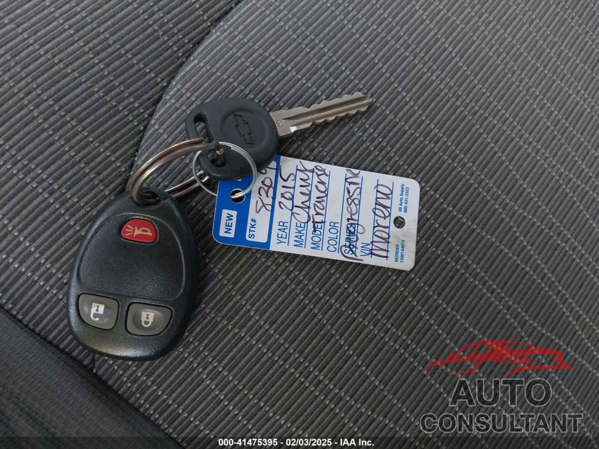 CHEVROLET TRAVERSE 2015 - 1GNKRFED3FJ132399