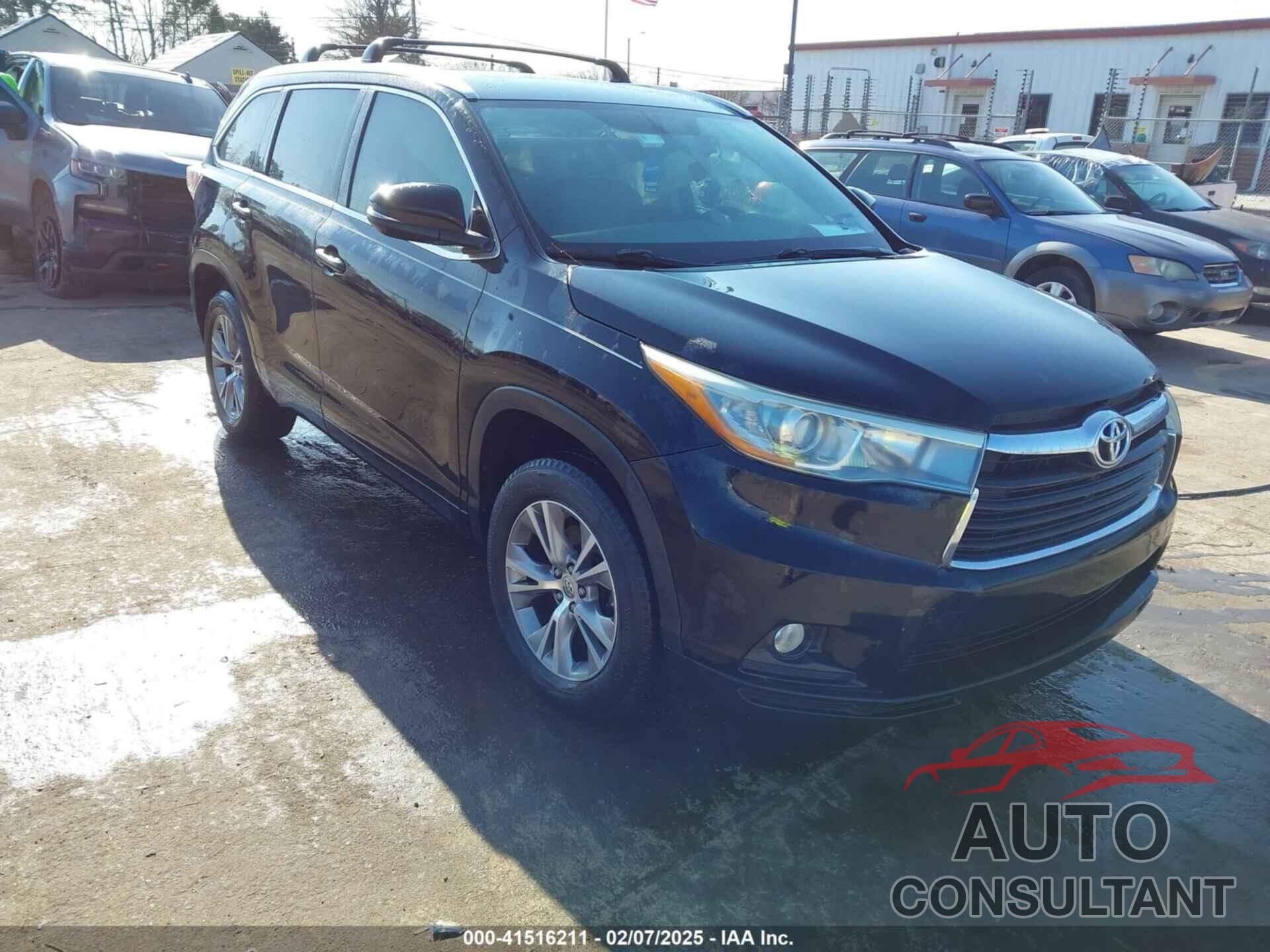 TOYOTA HIGHLANDER 2015 - 5TDKKRFH7FS056107