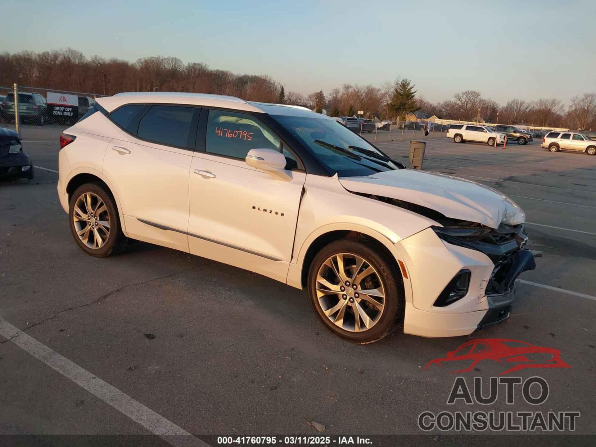 CHEVROLET BLAZER 2021 - 3GNKBLRS6MS563360