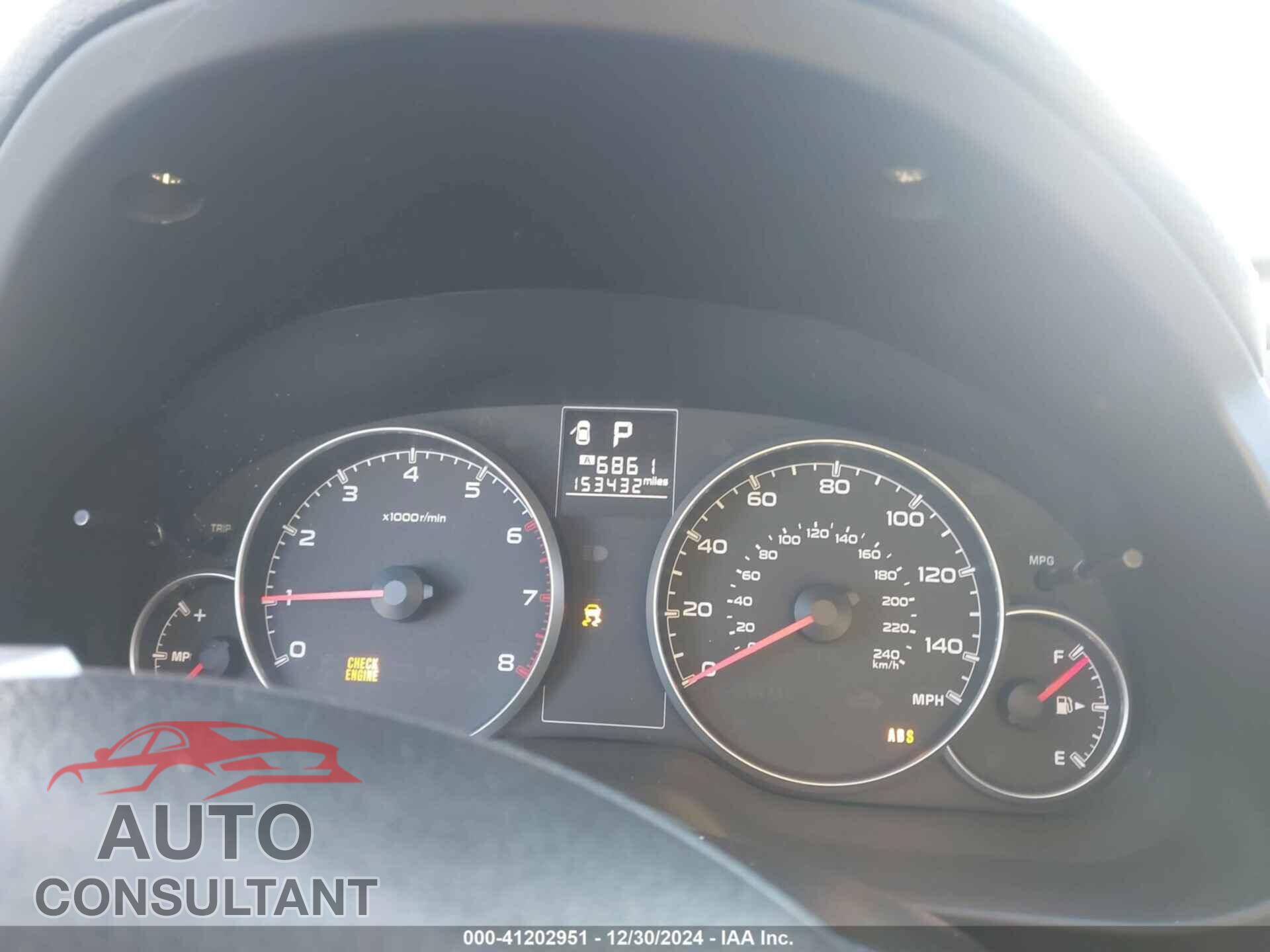 SUBARU OUTBACK 2013 - 4S4BRCBC5D3298360