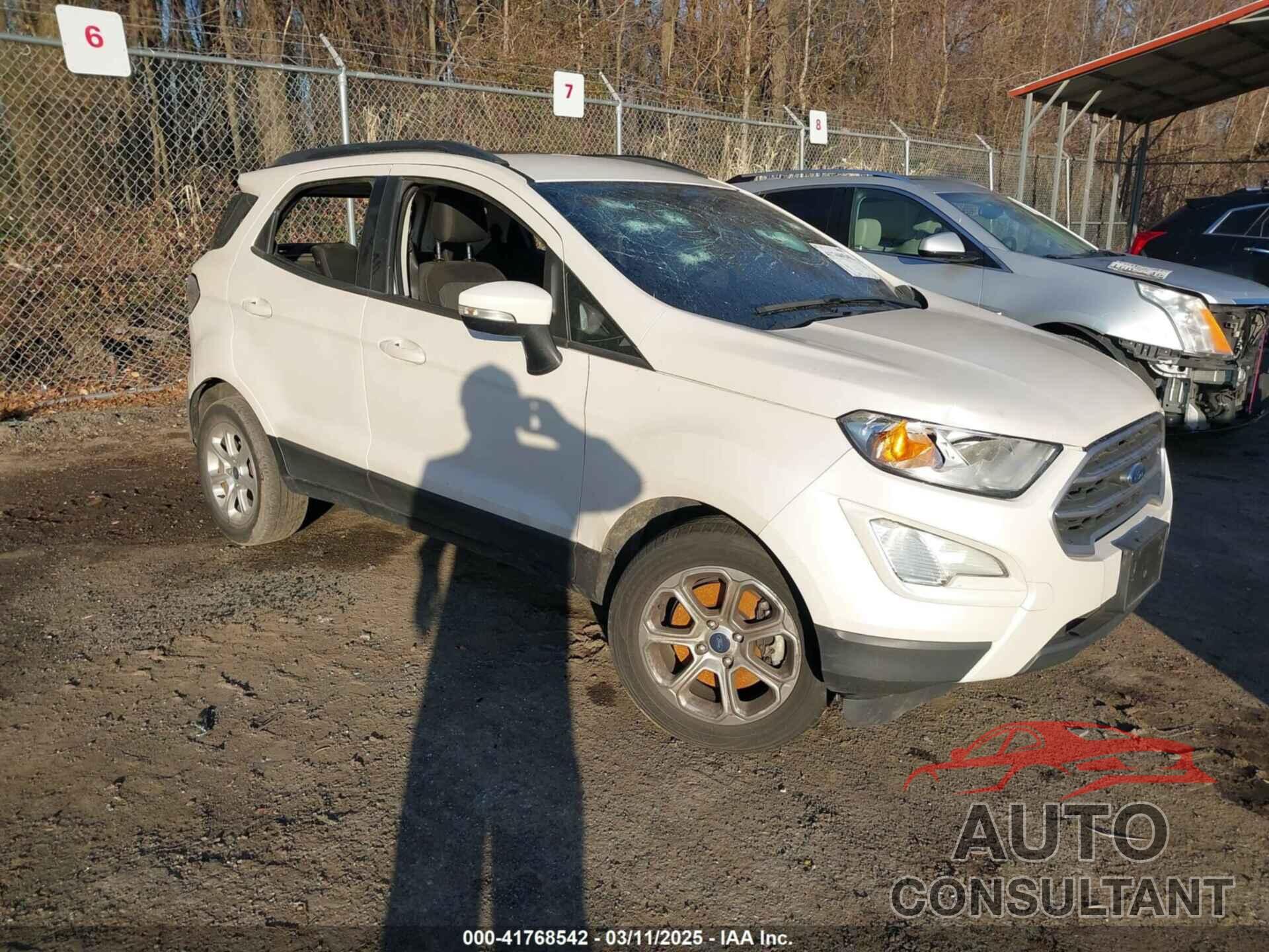 FORD ECOSPORT 2018 - MAJ3P1TE6JC165966