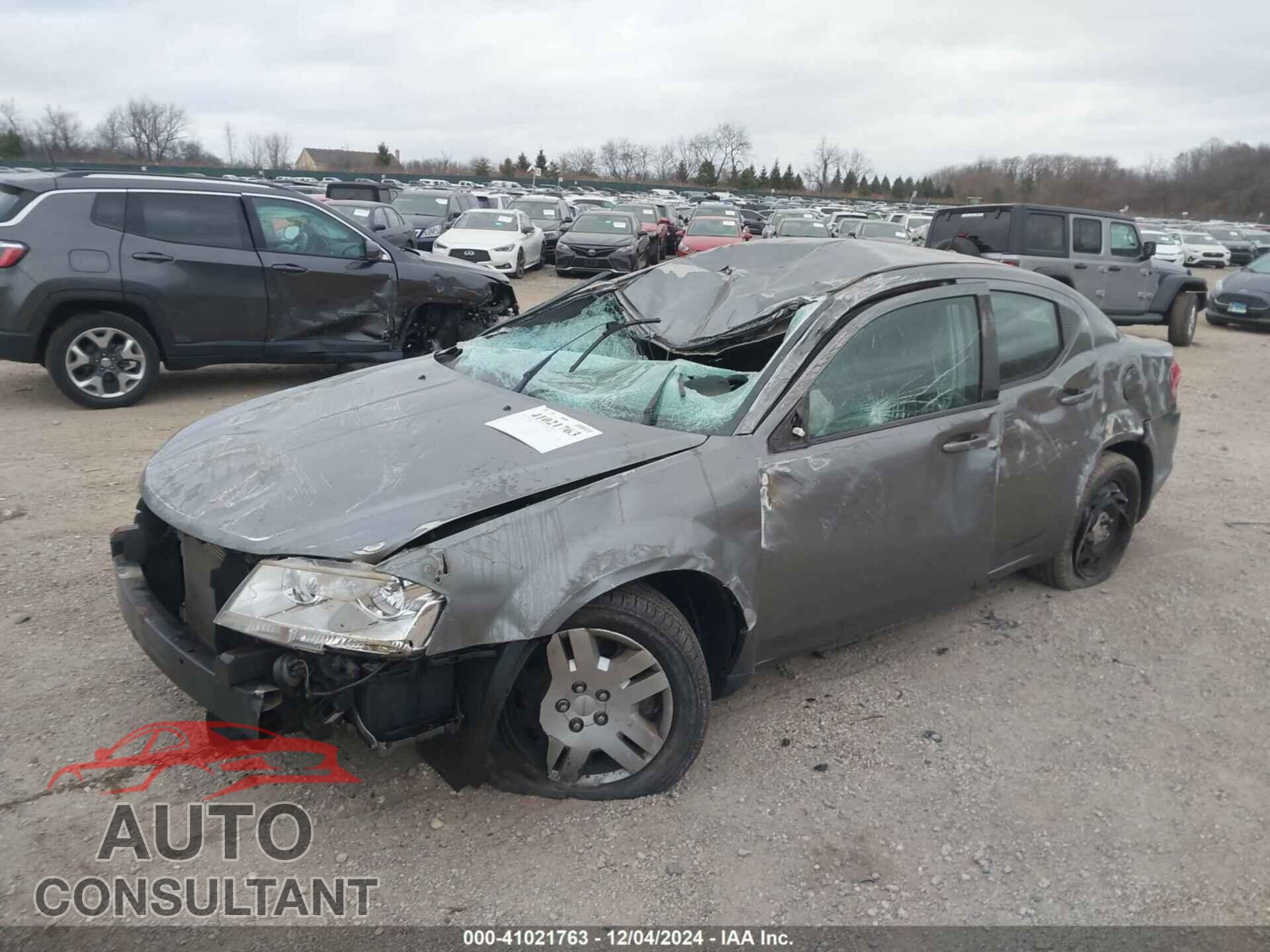 DODGE AVENGER 2013 - 1C3CDZAB4DN558761