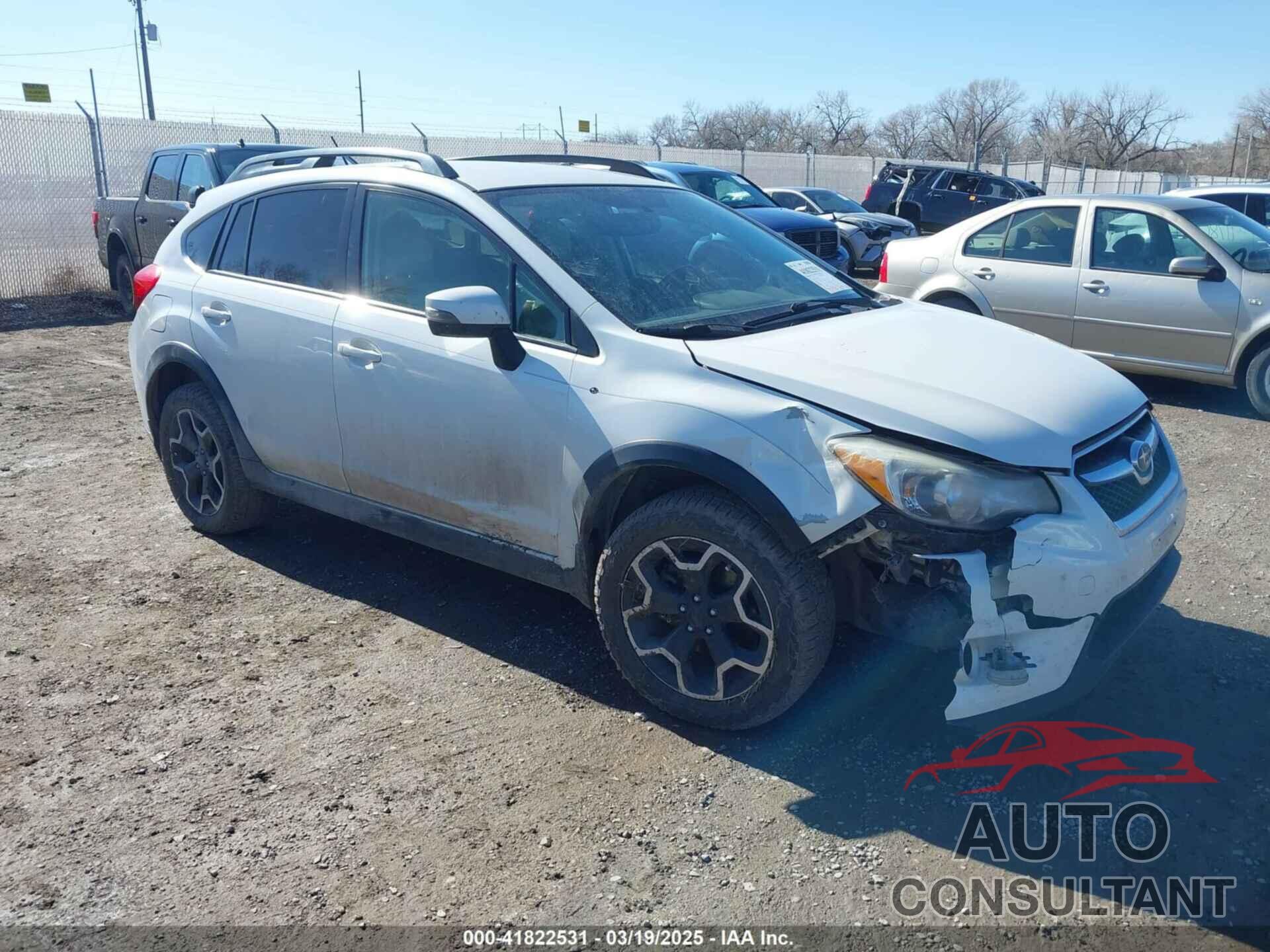 SUBARU XV CROSSTREK 2015 - JF2GPAMC0F8216592