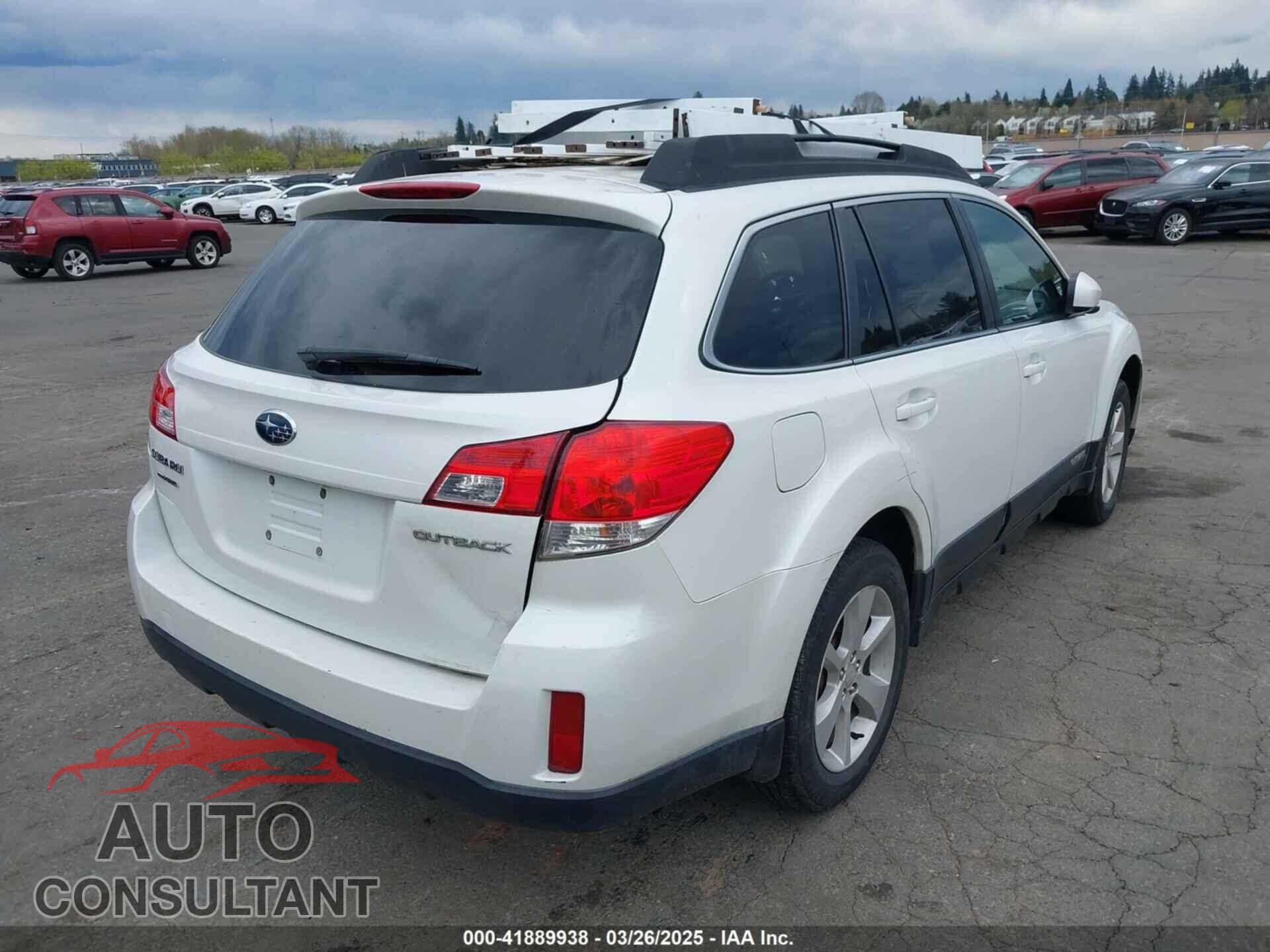 SUBARU OUTBACK 2013 - 4S4BRBCC4D3286094